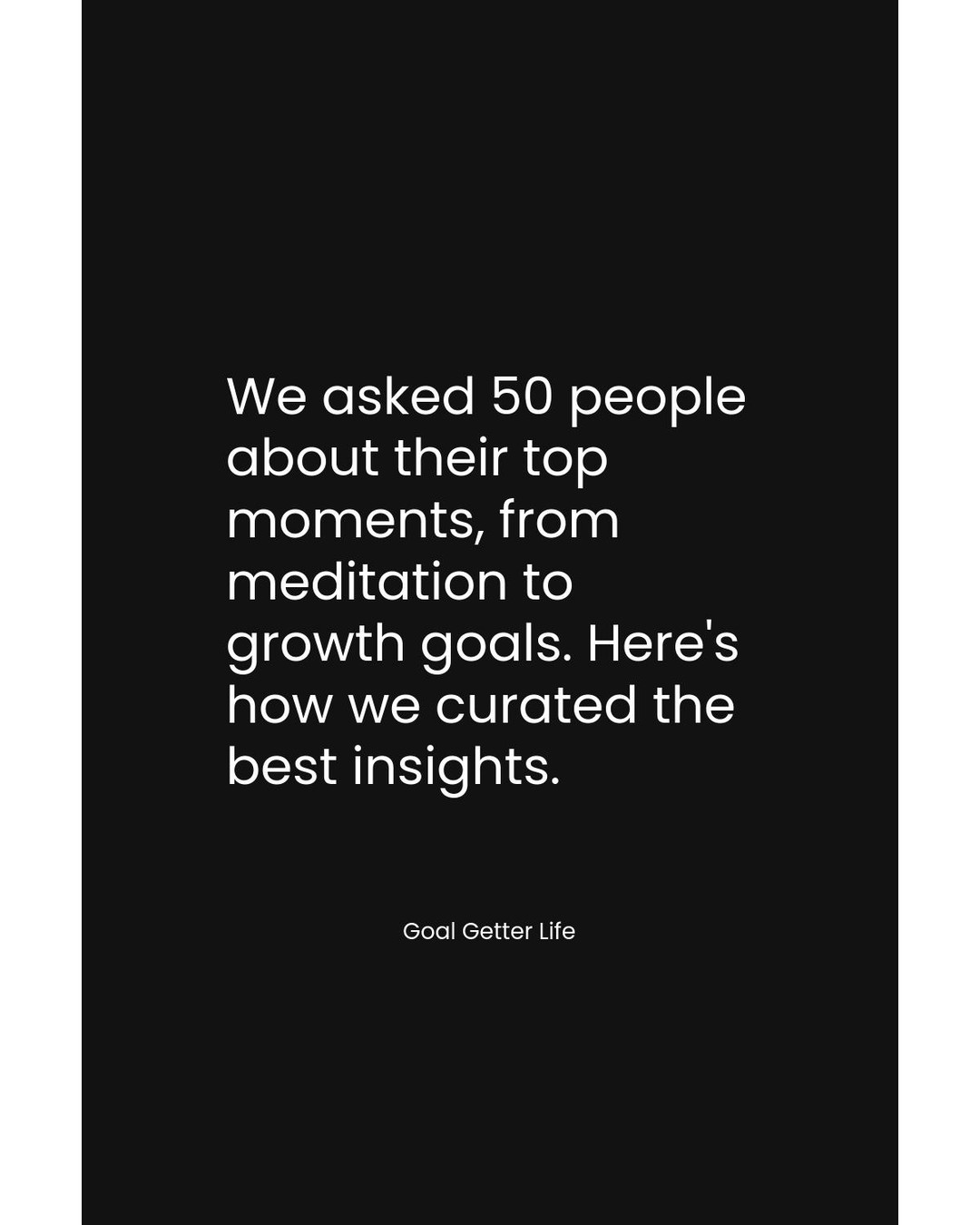 I reached out to 50 people to find out their favorite activities from the past month, and here’s what they shared:
- Meditation Moments
- Journaling Joys
- Reflective Reads
- Mindful Minutes
- Growth Goals
After spending a week gathering their insights, I realized just how much these activities can boost our well-being. Let me share how each one makes a difference:
1. Meditation Moments: Taking a few moments to meditate can really help melt away stress and anxiety. It’s amazing how just sitting quietly can bring a sense of calm and help us focus on the present.
2. Journaling Joys: Writing in a journal is like having a heart-to-heart with yourself. It’s a great way to sort through your thoughts and feelings, leading to better self-awareness and clarity.
3. Reflective Reads: Picking up a good book can spark new ideas and inspire personal growth. It’s fascinating how a few pages can shift our perspective or help us understand ourselves and others better.
4. Mindful Minutes: Taking time for mindfulness—whether it’s deep breathing or just being present—can work wonders for our mood. It’s all about finding that balance in our busy lives.
5. Growth Goals: Setting personal goals gives us a sense of direction and purpose. There’s something so fulfilling about striving for something meaningful and celebrating those little wins along the way.
These activities show us how self-reflection can truly fuel our personal growth! 🌱💪
I’d love for you to join our community where we can encourage and inspire one another on this journey together!
Share your thoughts below! #SelfReflection #GrowthMindset