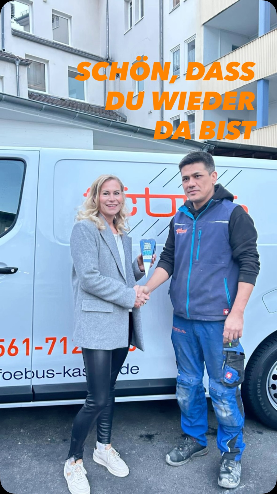 Welcome back im Team Föbus! 🔧🚐
Mohammad ist seit dem 1. März wieder Teil unseres Teams.
Für uns ist das das schönste Feedback:
Wenn jemand merkt, dass er sich bei uns einfach wohlfühlt.
Zum Neustart gab’s natürlich wieder alles, was dazugehört:
Firmenwagen, Werkzeug und ein kleines Willkommensgeschenk. 🎁
Schön, dass du wieder da bist! 💪 #welcomeback #teamföbus #handwerk #shkhandwerk #handwerk