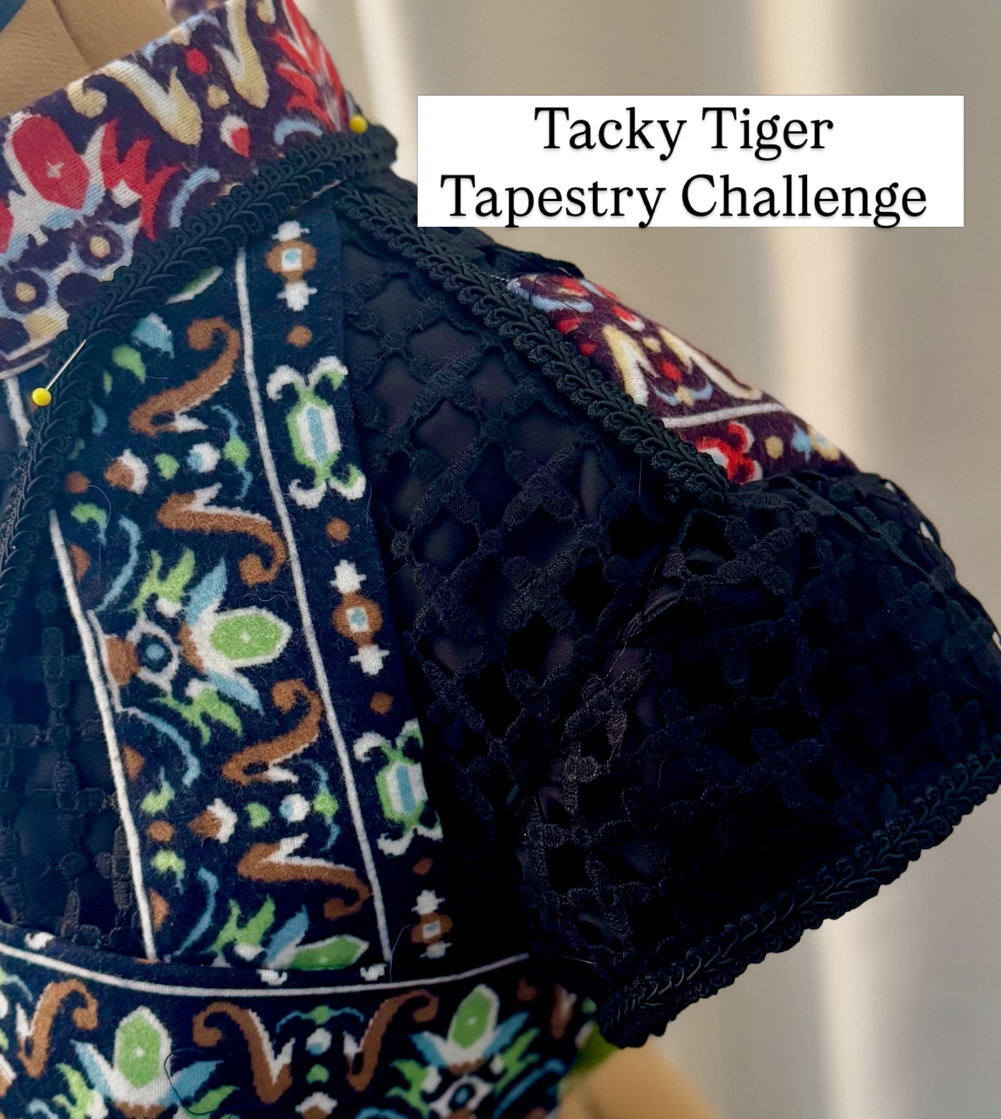 🐯 🐅 🐯 Tacky Tiger Tapestry Challenge 🐯 🐅 🐯 i’m just plugging along on this silly little sewing game. I’m playing with myself. Look back on the first video if you’re wondering what I’m up to. I hope to be pretty much done with this by Tuesday. #upcycle #tapestry #sewingchallenge #sewsewsew #upcycled