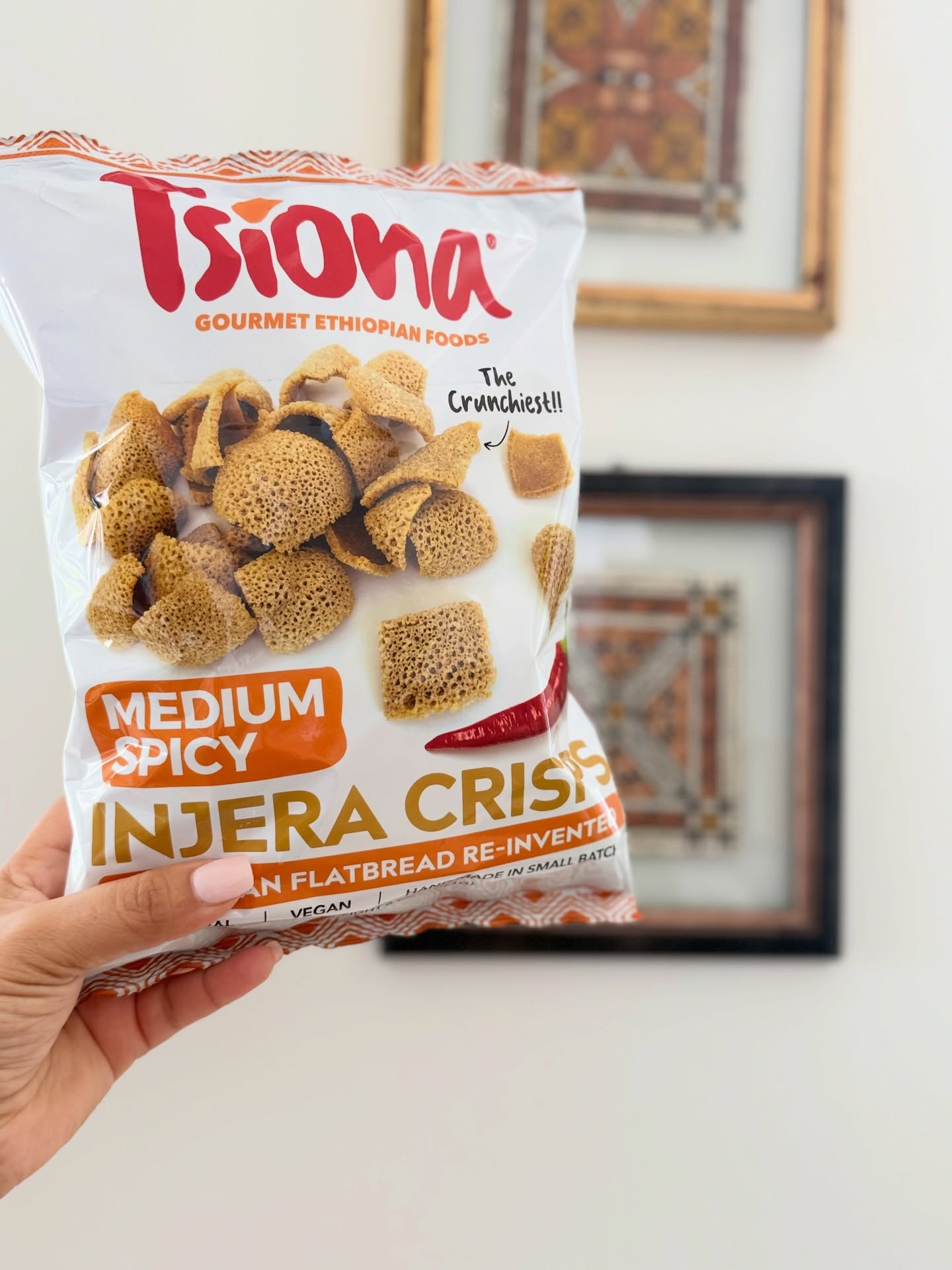 Our @tsionafoods Injera Crisps… they are not just a snack, it’s an experience!! Find our products at the fabulous @wholefoods @momsorganicmarket @streetsmarket @bethesda_coop @rodmans_dc and @outpostrichmond Market.
Shop: www.Tsionafoods.com
#tsionafoods #tsionafoodsproducts #tsionafoodscrisps #injerachips #injeracrisps enebla injera injerabread injerareinvented injeraforlife theoriginalinjeracrisps theoriginalinjerachips
