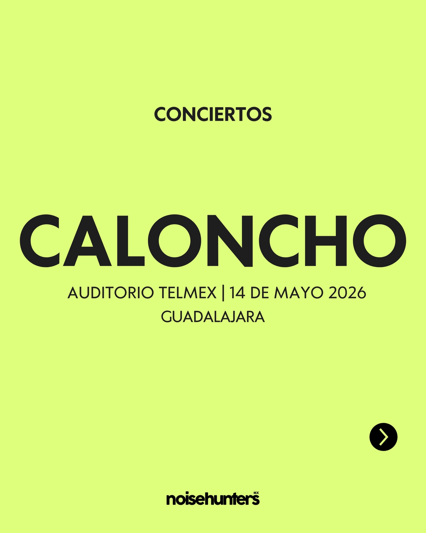 #CONCIERTOS
🐓✨ Caloncho ( @elcaloncho ) llega este 14 de mayo de 2026 al Auditorio Telmex con un show que promete ser más que un concierto: una experiencia para desconectar del ruido y reconectar contigo. Entre ritmos cálidos, letras honestas y esa vibra que ya es su sello, este concierto pinta para ser uno de los momentos más especiales del año.
📍 Auditorio Telmex ( @auditoriotelmex )
📅 14 de mayo 2026
🎟️ Boletos disponibles en Ticketmaster México
@acto.live
@backstage.press
#Caloncho #CalonchoEnVivo #CalonchoGuadalajara #AuditorioTelmex ConciertosGuadalajara IndieMexicano MusicaEnVivo EventosGDL VibraCaloncho