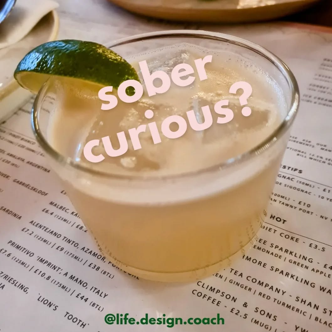 I've been more and more likely not to drink recently. I hear the term is sober curious. I'm so very close to wanting to refrain but still can't quite make the commitment. I've no longer got any interest in the effects of alcohol. I think it will relax me, I crave a glass of something after a stressful week, but it doesn't actually, and I'm often not my best self even after one. All the reasons I once loved it no longer serve me. I used to love that it allowed me to let go, as someone who was too self conscious and overthinking. It took away my inhibitions, made me more confident, more adventurous, and I associated entirely with the fun version of me.But I don't need it for any of those reasons now. Yet I still completely romanticise it, and enjoy the taste. A glass of wine with an amazing meal, a cocktail on holiday watching the sunset. Ahhhh, that's what's attaching me to it still. But thankfully with more and more alcohol free alternatives I can get the same feeling and association without the negatives. Because there are negatives, even if not drinking loads. It affects: sleep, brain function, performance, routine, mental health regulation, heart rate.
I've learnt lots from some of the brillant voices on podcasts @andyramageofficial @soberdave and hopefully will continue to be inspired. Now we need them to make a decent red wine and I'll be sorted.
So what's your relationship with alcohol? Does it need adjusting? Why are you drinking?