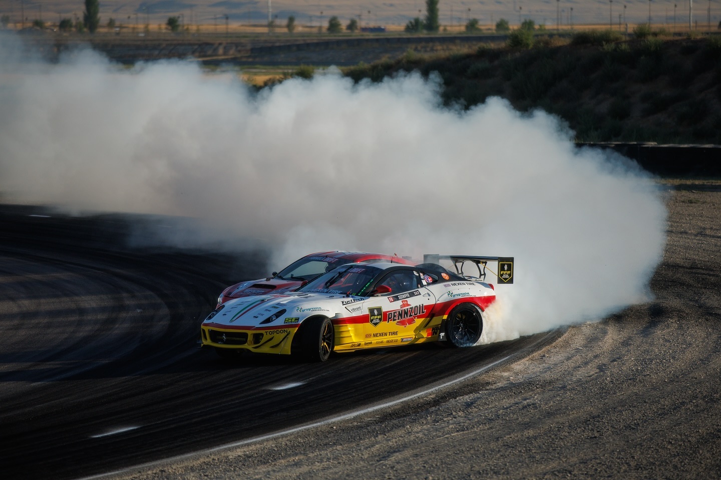 Identifying for onboarding Federico Sceriffo as a brand ambassador expanding on Shell & Pennzoil’s oe partnership with Ferrari and exciting motorsports. Sceriffo is one of the only exotic professional drifters in the world using PZ OE platforms including Ferrari and Maserati.