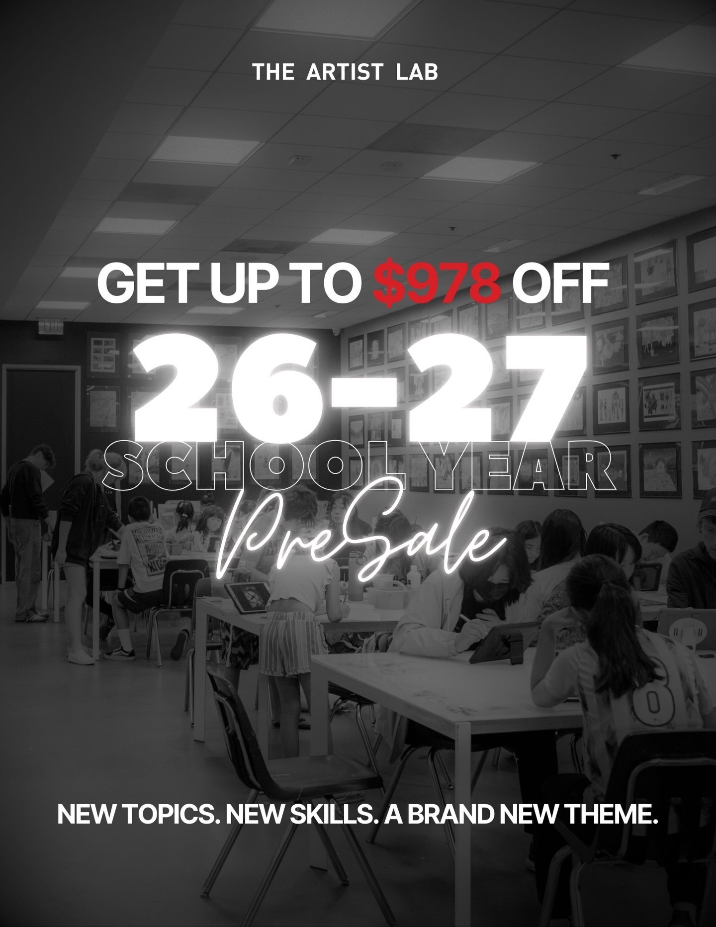 We’ve watched our artists soar this past year, and for 2026-2027, we’re leveling up. Our new curriculum takes your child’s ‘25-‘26 foundation and pushes it further with advanced techniques and fresh creative challenges.
Join the Early Access List to grab your spot before public registration opens!
Email: info@theartistlabs.com
Call/Text: 949-293-2380
#TheArtistLab #CreativeGrowth #ArtSchool #IrvineArt