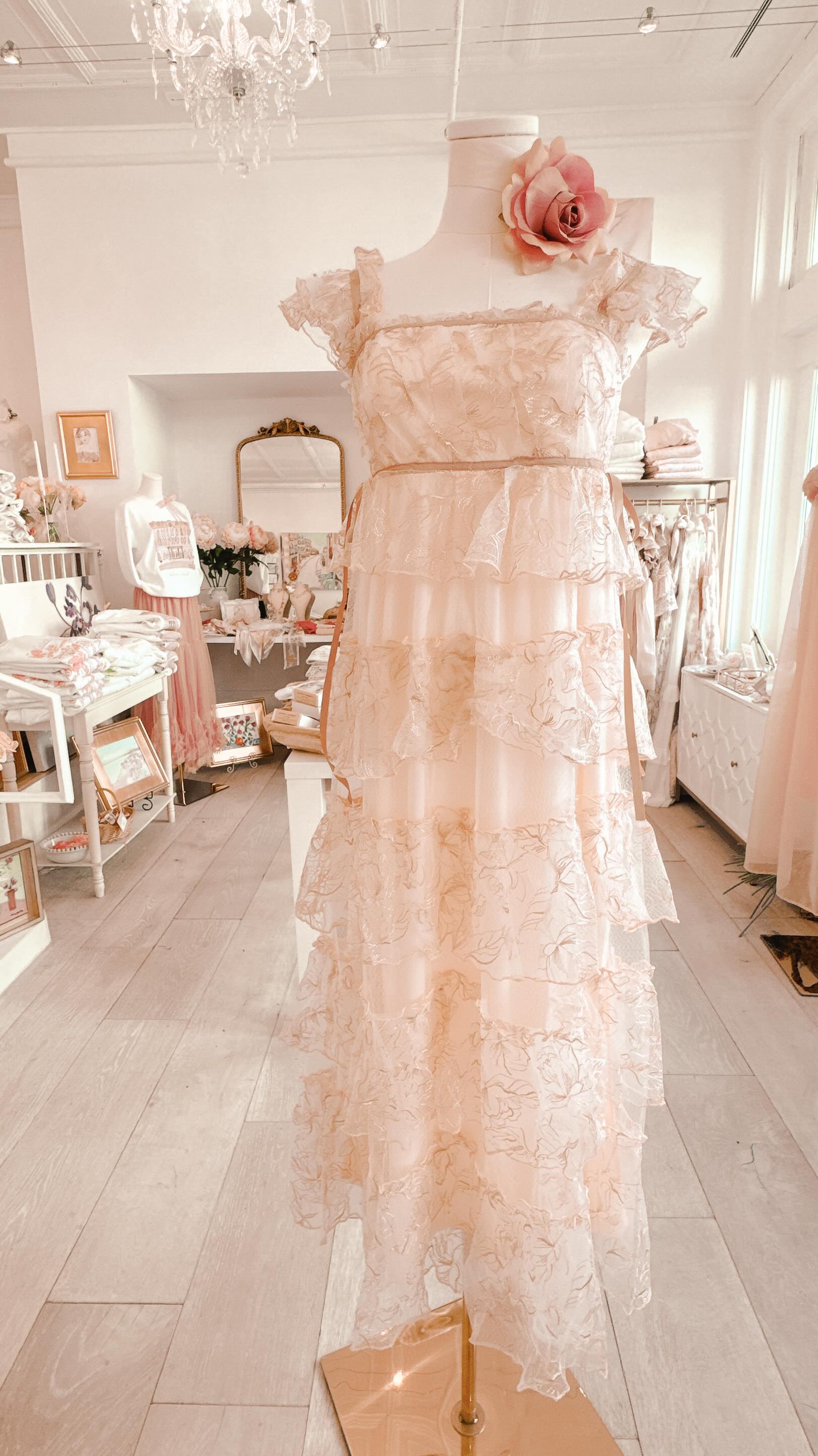 Ribbons, bows, ruffles and lace #newarrivals #galvestontx #feminine #dresses #boutique