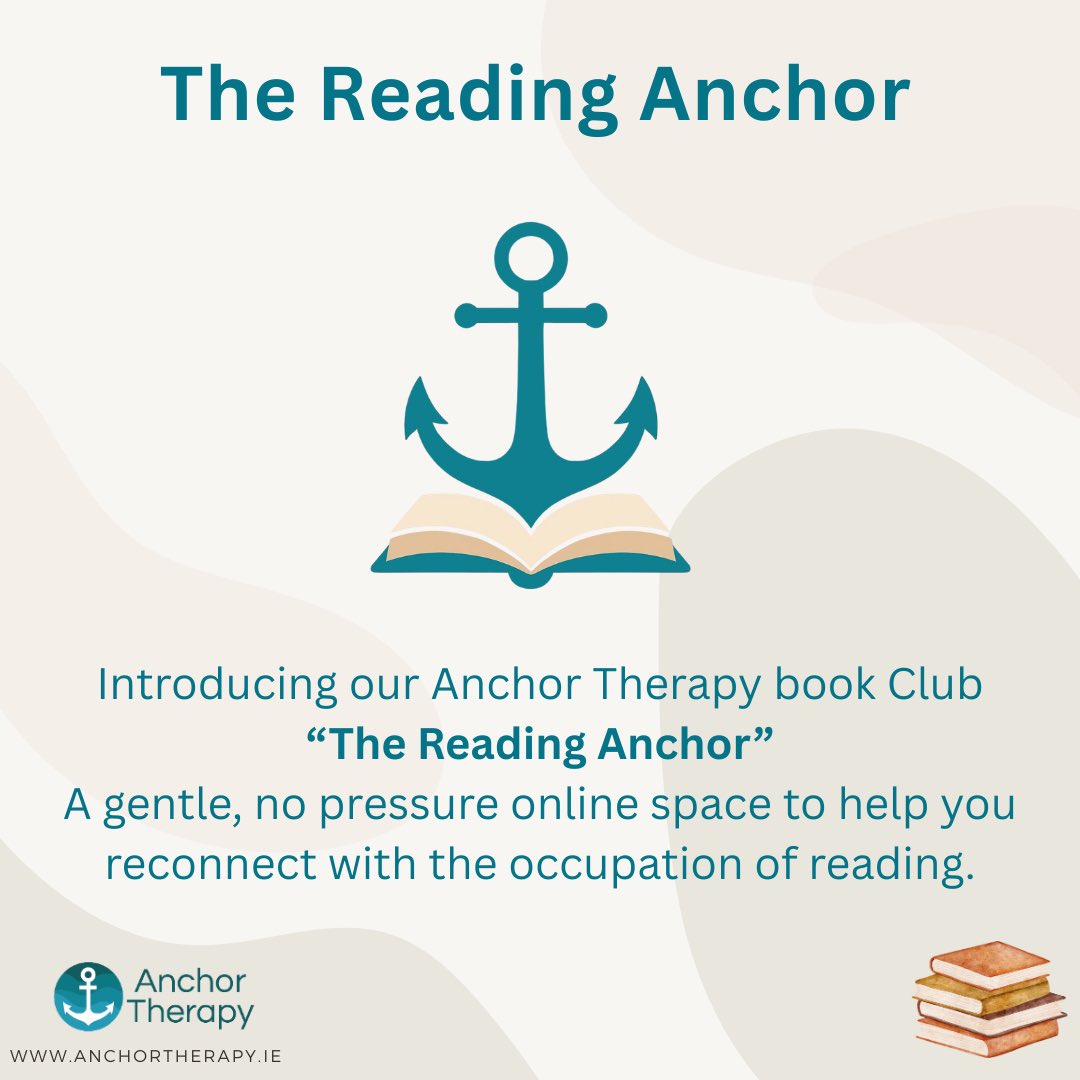 Introducing our new book club for adults lead by our wonderful OT @ailisodeaot.
Whoās this for:
š Anyone with an interest in books and an urge (even if tiny!) to start reading again.
š Anyone who is reading regularly and would like to be part of a group to chat more about books.
š Anyone who is looking to build more purpose and structure into their week.
š Anyone who is looking to build more connections in a safe online environment.
Email ailis@anchortherapy.is to sign up!
#occupation #habits #groups #connection