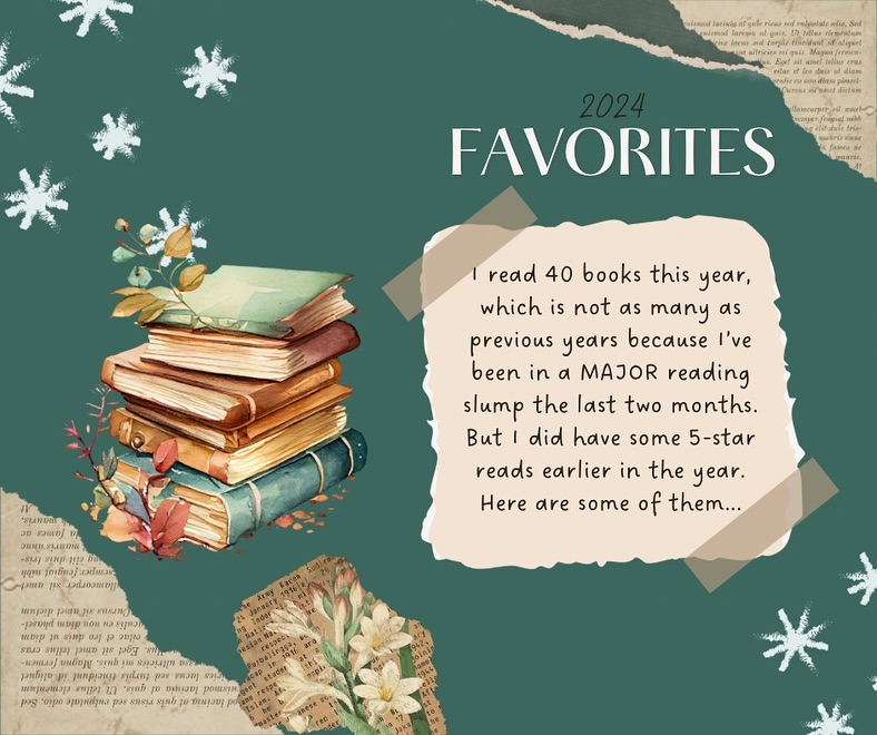 I was feeling left out with everyone’s top reads of the year. So here are mine 😘
.
.
.
Should I be a book reviewer? Don’t answer that.