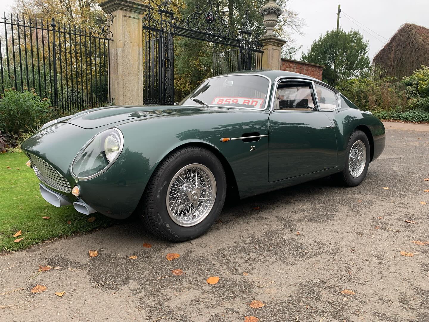 After thousands of hours in the workshop comes the first test drive, so rewarding to the workshop team #AstonMartin #DB4GT #Zagato #classicastonmartin