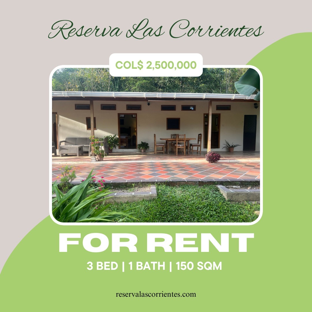 Looking for a HOME far from home? We got you! Welcome to one of our rental houses: the CASA ABAJO! 🏡
Our beautiful rental house is ready to welcome you with open arms. Enjoy spacious living, nice amenities, and stunning surroundings. Reserve your stay right now by sending us a message! 😊
#ReservaLasCorrientes #Reserva #Hotel #Staycation #Finca #Naturaleza #Antiquioa #medellin #Colombia #DigitalNomad