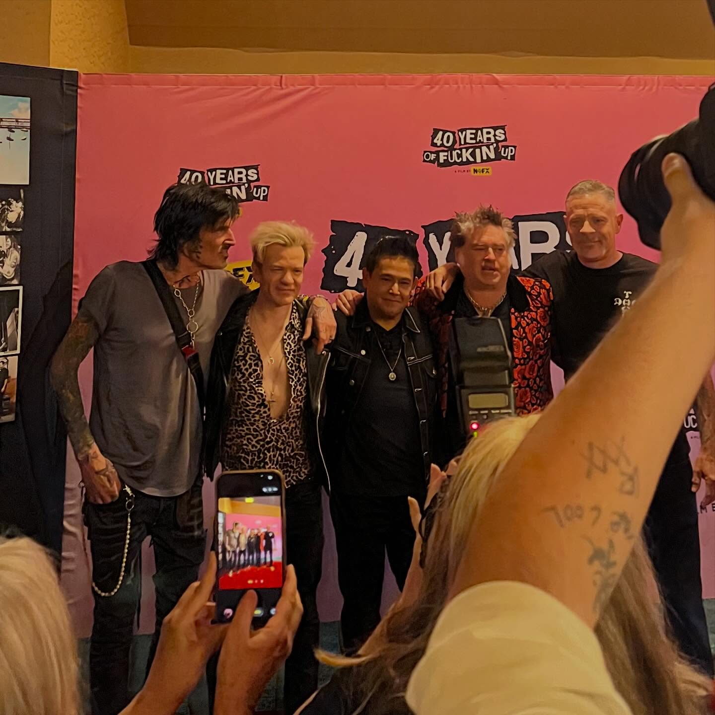 @40yearsoffuckinup LA premiere!