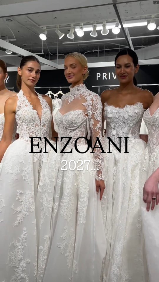 It's coming... 2027 @enzoani collection 😍
#ENZOANI #newcollection #bridaltrade #weddingindustrynews @thebridalcollectiveco