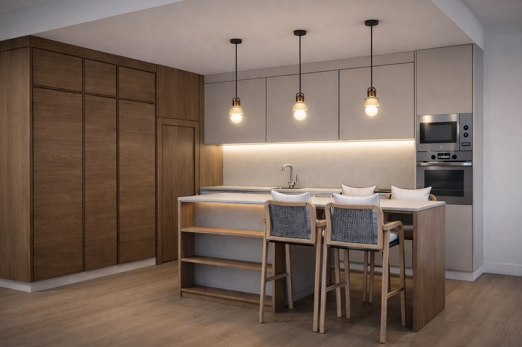 Mateixa cuina, mateixos materials.
Només canvia la seva posició.
Quina combinació us agrada més?