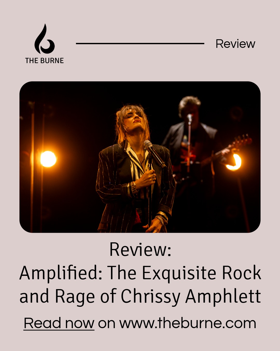 Back in Melbourne from the Rising festival last year, @amplified.show.live follows the story of Aussie rock icon Chrissy Amphlett and graces the Comedy Theatre for this weekend only.
@_genna_benna_ reviews this iteration of the show on The Burne, which you can find through the link in our bio!