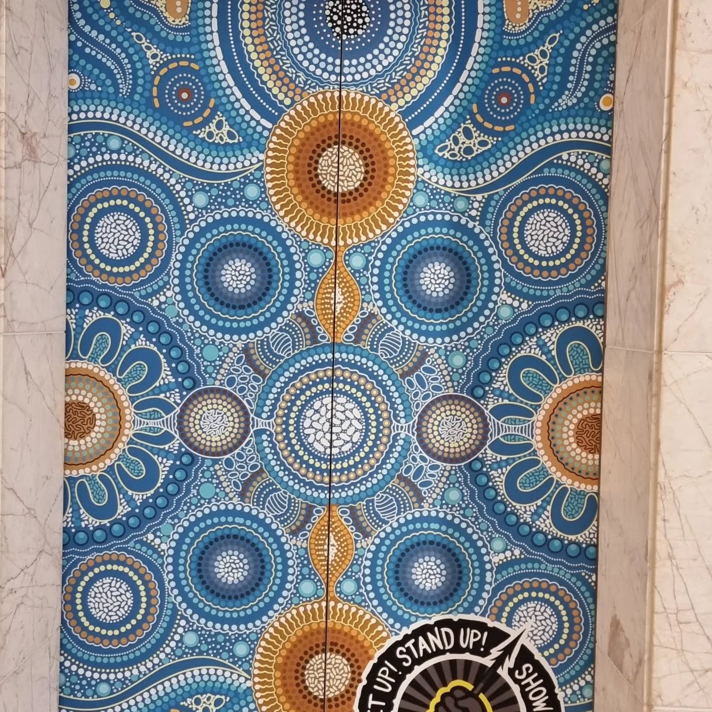 Supply and install lift prints for Yilay, installation at BHP 480 Queens St, Brisbane, Artist Amunda Gorey #naidoc2022 #amundagorey #hcsigns Was awesome to be part of this project. #project #artist #yilay