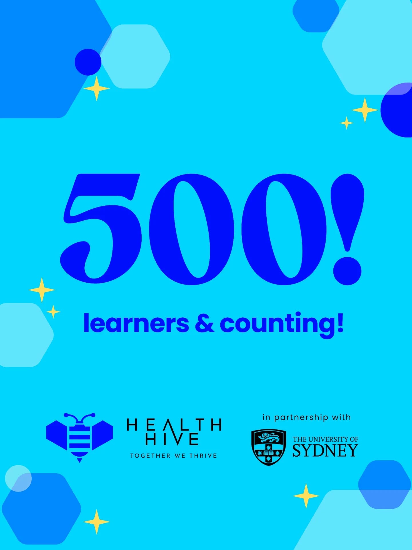 🎉 500 learners!!! 🎉
The Health Hive is officially buzzing with learners from across the globe 🌍
The Health Hive aims to empower young people with accessible, evidence‑based tools to get involved in decisions that matter to them.
Sign up to our free online course to build real‑world skills in research, leadership, and advocacy — and get connected to opportunities that help you make an impact. ✨
🔗 in bio
Developed by @youthwelllab in partnership with @sydney_uni #YouthEngagement #YouthVoices #publichealth #advocacy