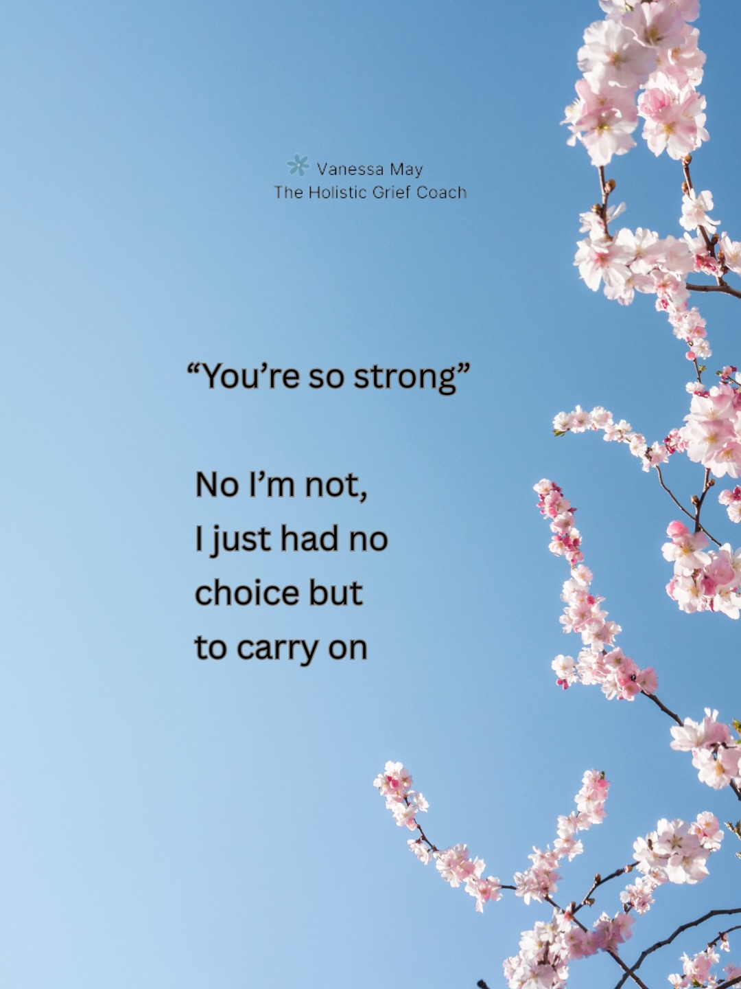 When you’re grieving, being told “you’re so strong” is usually meant as a compliment and offered as encouragement to keep going. The trouble is, this often leaves us feeling isolated - because how could someone possibly call us strong when we have never felt less strong in our lives? And it can leave us feeling that no one understands just how deeply our grief has devastated us ❤️🩹
If this resonates, please share, save, like and follow 🤍
.
#griefsupport #bereavedmother #widow #griefislifechanging