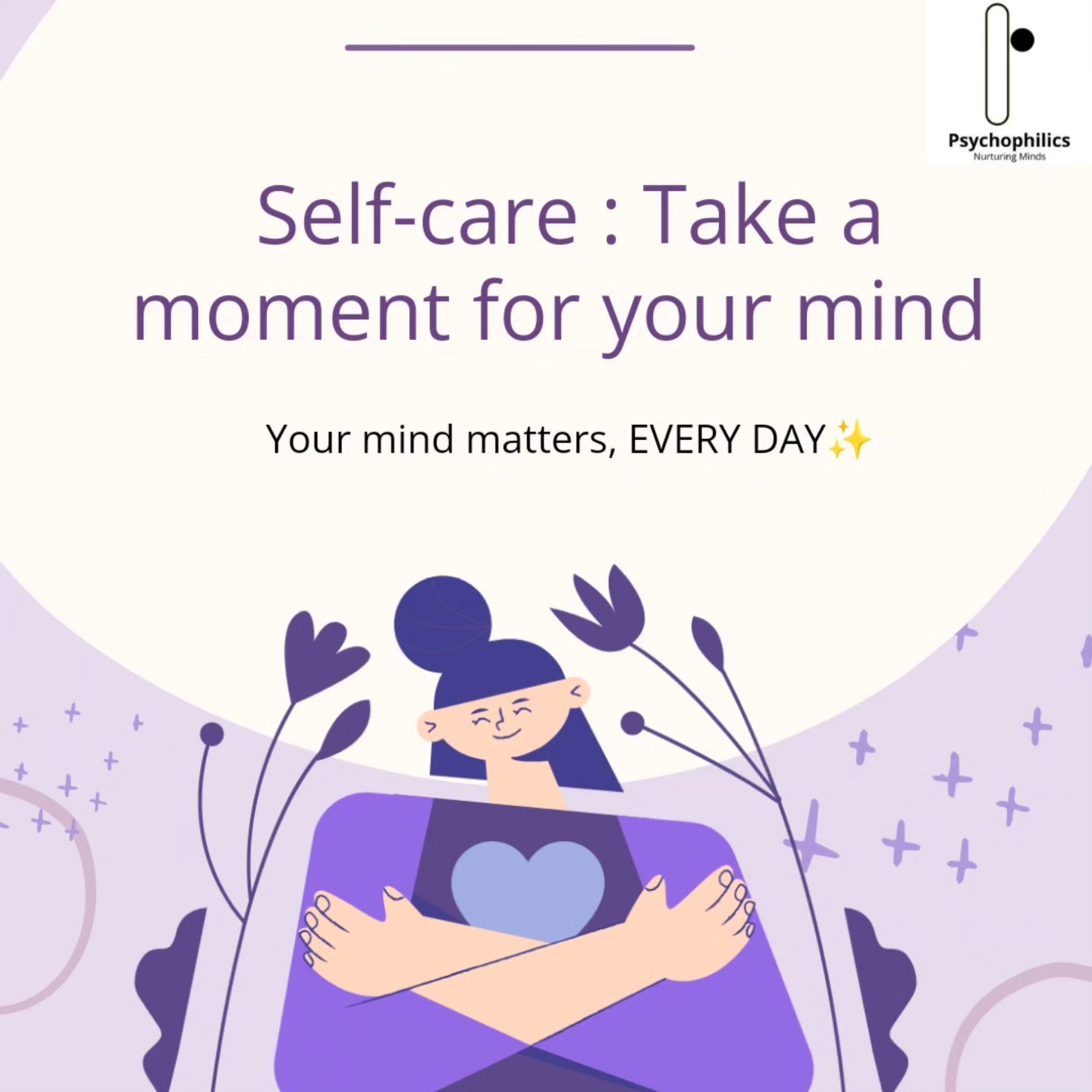 "Small steps in self-care create big changes in your life. Start today. 🌿 "
#psychophilics
#SmallStepsBigImpact
#SelfCareDaily