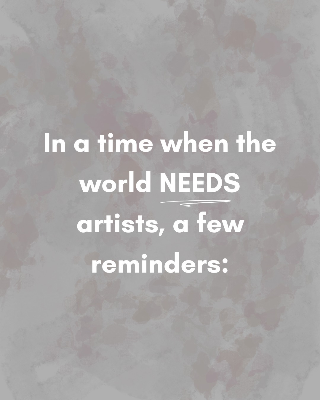 (The world always needs artists)
Create things.
Love your community.
Join the Mindful Practice Room to do these at the same time. We're in this together.
Fiercely,
Ali