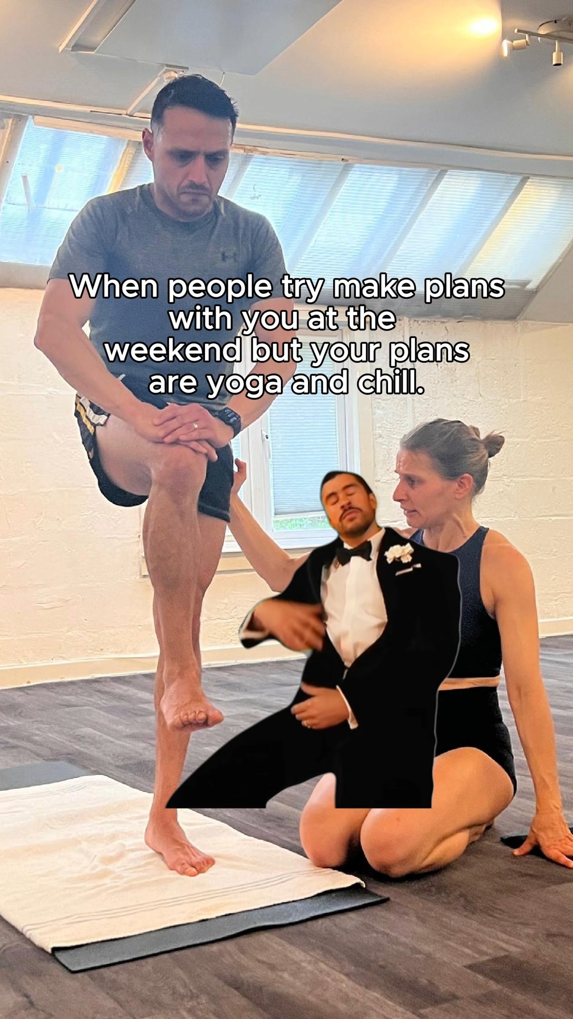 Weekend plans =
Move. Sweat. Laugh. Repeat 😅🔥
#WeekendWellness #HotYogaGlasgow #DamnHot