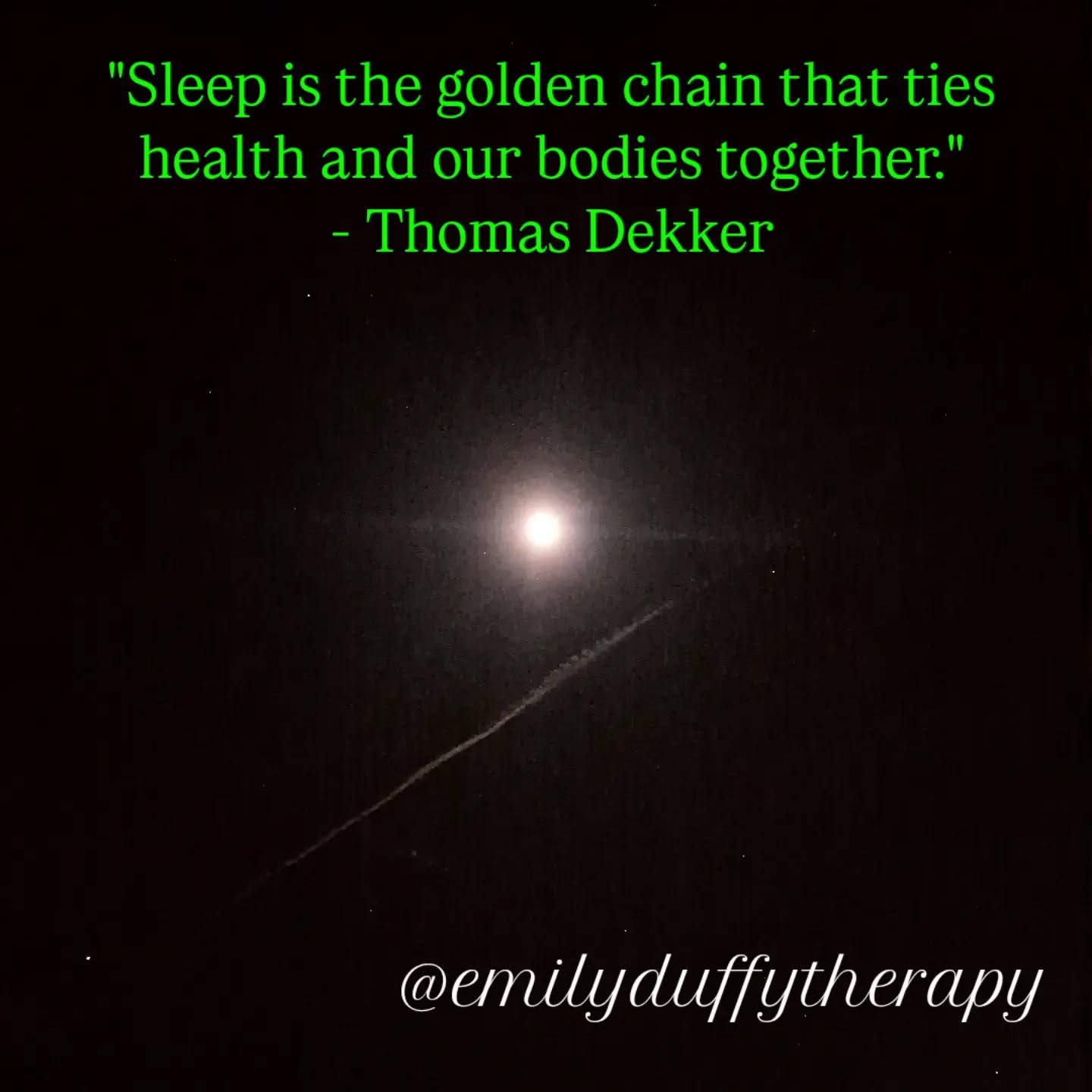 I am someone who loves sleep đ´
"Sleep is the golden chain that ties health and our bodies together." - Thomas Dekker
It is so important for our wellbeing, but sometimes it can be so elusive đŞ
I'm currently in the process of switching some meds which means weaning off at the moment and my god it is impacting my sleep. When I manage to sleep I'm having vivid dreams and otherwise I just am so restless and unable to sleep.
The impact of lack of sleep has a huuuuuuge knock on to my health and chronic illnesses where my pain is so heightened and I just feel so unrefreshed and sluggish (on top of any fatigue I have).
I also love this quote, "Lack of sleep is only bad if you have to drive, or think, or talk, or move." â Dov Davidoff đ
It impacts our ability to think, to regulate emotions, our health, and just our ability to function in general.
Sleep hygeine is definitely something to bring into therapy (as well as your medical professionals), whether it's sleeping too much, sleeping too little, feeling restless, or dreamwork.
What's your relationship with sleep like? đ
#emilyduffytherapy
#sleep
#health
#wellbeing
#therapy