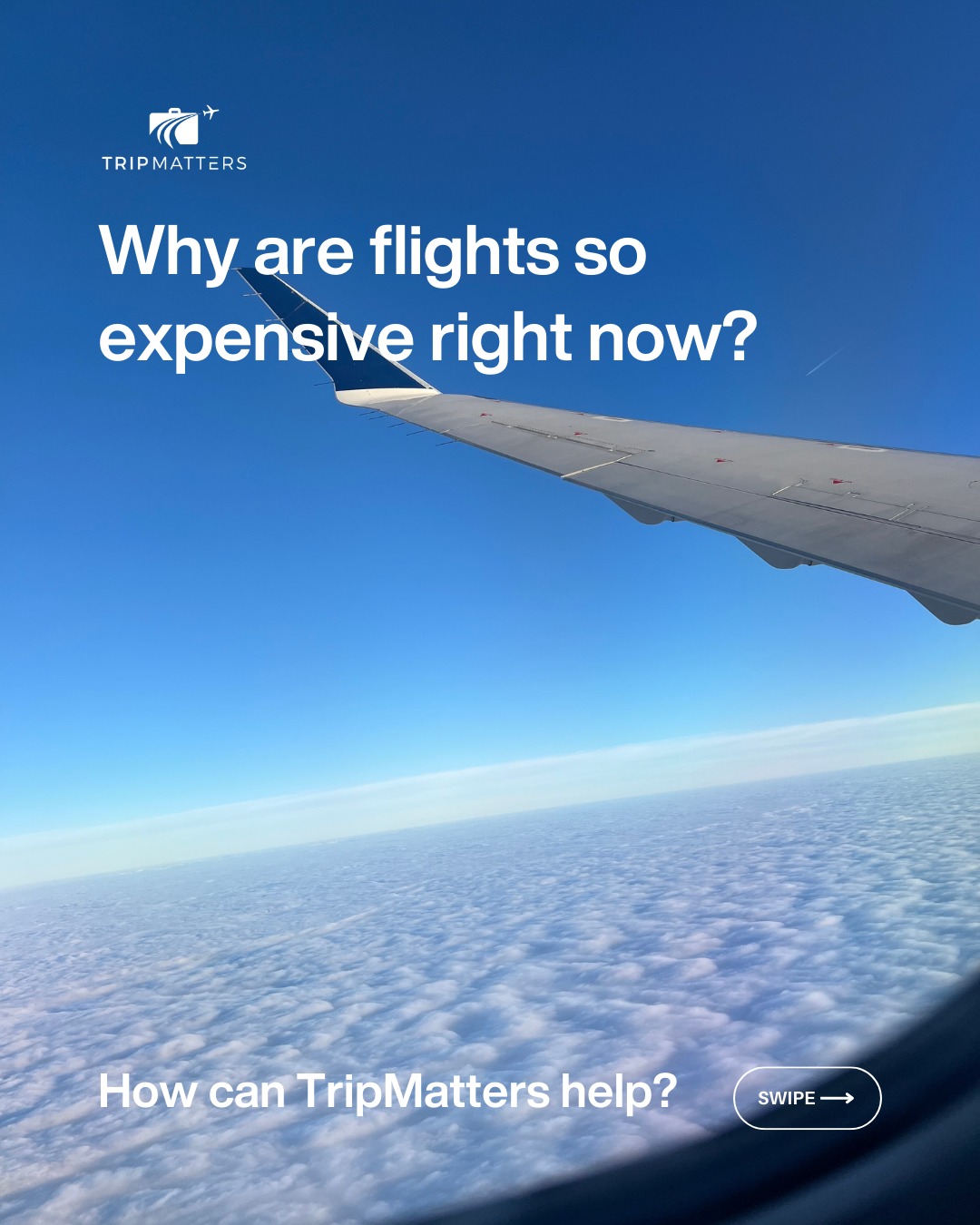 Flights feel unpredictable right now… and honestly, a little frustrating.
You check one day, wait it out, and suddenly the price is higher instead of lower. The old strategy of waiting for a deal just doesn’t work the same way anymore.
With demand still high and airlines tightening how they release fares, timing matters more than ever.
That’s why we have a dedicated air team at TripMatters to help monitor pricing, guide when to book, and support you if anything comes up before or during your trip.
If you’re planning international travel, now is the time to start looking.
Contact us link in our bio.