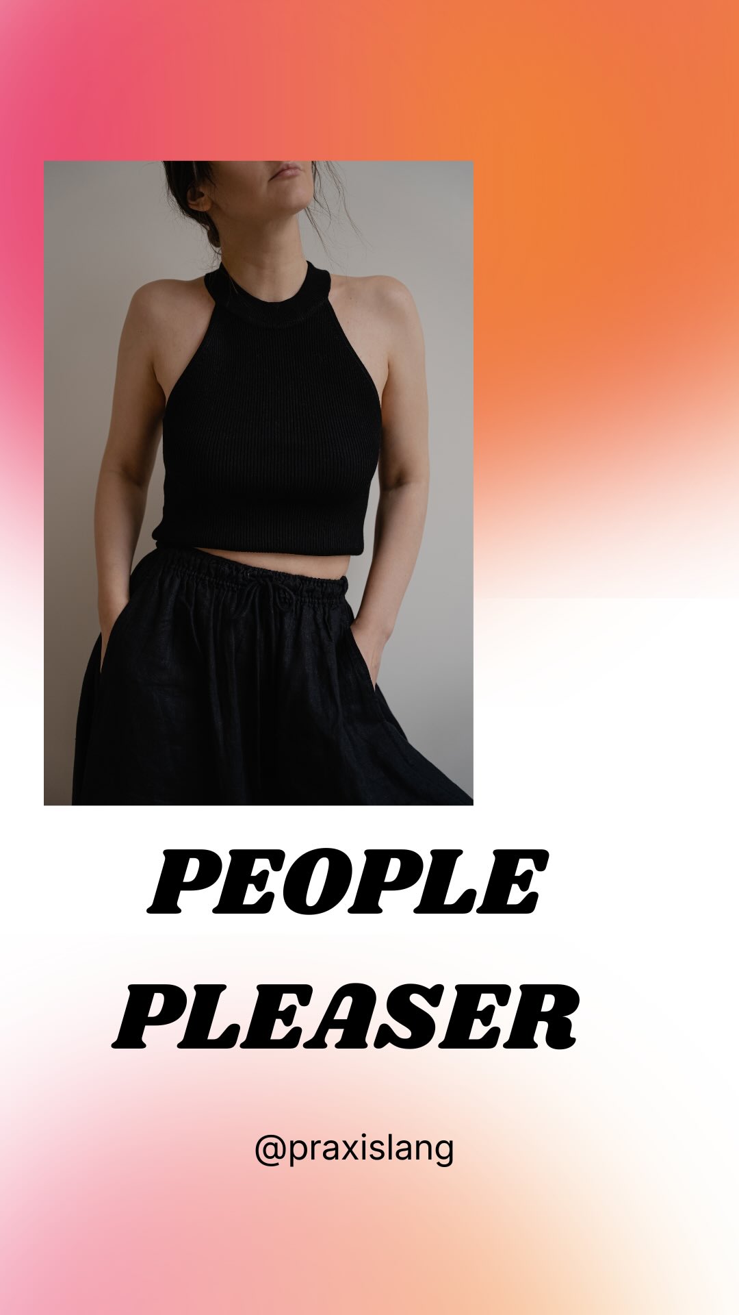 SELFLOVE AS A LIFESTYLE 👑
Wenn du auch endlich - people pleasing- &- es jedem recht machen - loslassen möchtest, dann sichere dir jetzt noch schnell einen Platz für mein Programm STEADY WITHIN - Bewerbung noch möglich bis 07.04.2026 (Link in Bio)
#selbstwert #innerestabilität #grenzensetzen #peoplepleasing #selbstliebe