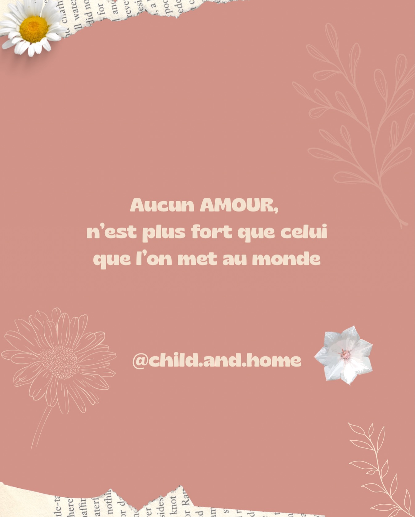 On te parle d’amour…
mais aucun ne te prépare à celui-là.
Celui qui te bouleverse.
Celui qui te fatigue… mais que tu choisirais mille fois.
Celui qui donne un sens à tout.
Depuis que je suis maman, j’ai compris que ce n’est pas ce que l’on achète qui construit un enfant…
mais les moments qu’on partage avec lui.
Les moments sans écran,
les jeux, les rires, les instants simples,
ceux qui nourrissent le vrai lien parent-enfant.
C’est exactement pour ça que j’ai créé Child & Home 🤍
Pour aider les parents à ralentir, à créer, à jouer,
et à offrir à leurs enfants ce qu’il y a de plus précieux :
leur présence.
✨ Et comme chaque semaine, voici le rendez-vous des mamans du lundi.
Ce moment que vous êtes de plus en plus nombreuses à attendre…
pour vous reconnecter à l’essentiel.
Parce qu’au fond…
il n’y a rien de plus fort que l’amour que l’on donne à son enfant.
Marion, maman & fondatrice de Child & Home 🌿
#momentsansecran
#lienparentenfant
#parentalitédouce
#mamanSuisse
#childandhome