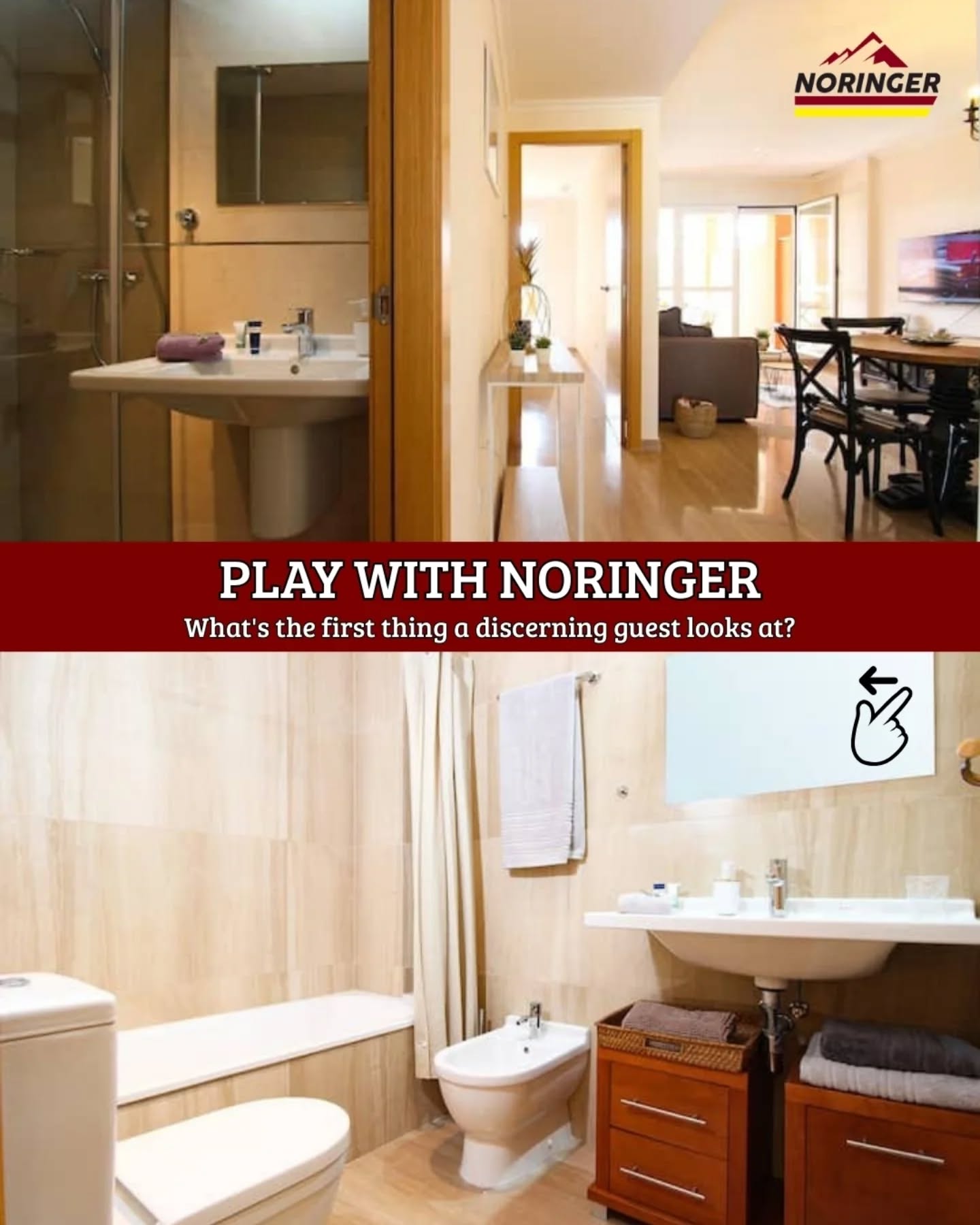 Excellence isn't shouted; it’s found in the details. ✨🔍
A high-end guest doesn't enter your home looking for the views (they already bought those from the photos). They enter looking for a flaw.
And they find it in the "blind spots" that 90% of conventional cleaning services ignore. They check the remote control, the coffee filter, or the dust on the door frame. If they find an imperfection, the "luxury" magic is broken.
At Noringer, our operational management is obsessed with those micro-details. We don’t just send people to clean; we send a team to audit and perfect your sanctuary. Because when the small things are under control, a 5-star experience is guaranteed.
✅ Precision technical cleaning.
✅ Disinfection protocol for critical points.
✅ Visual surface auditing before every arrival.
Noringer: The standard is in what no one else sees.
📄 Comment "PDF" to find out how we protect your asset’s reputation.
-----------------------
La excelencia no se grita, se encuentra en los detalles. ✨🔍
Un huésped de alto nivel no entra a tu casa buscando las vistas (eso ya lo compró en las fotos). Entra buscando un fallo.
Y lo encuentra en los "puntos ciegos" que el 90% de los servicios de limpieza convencionales ignoran. Desde la suciedad en el mando a distancia, el filtro de la cafetera o el polvo sobre el marco de la puerta. Si encuentra una imperfección, la magia del "lujo" se rompe.
En Noringer, nuestra gestión operativa está obsesionada con esos micro-detalles. No enviamos personal a limpiar; enviamos un equipo a auditar y perfeccionar tu refugio. Porque cuando lo pequeño está bajo control, la experiencia de 5 estrellas está garantizada.
✅ Limpieza técnica de precisión.
✅ Protocolo de desinfección en puntos críticos.
✅ Auditoría visual de superficies antes de cada entrada.
Noringer: El estándar está en lo que nadie más ve.
📄 Comenta "PDF" y descubre cómo protegemos la reputación de tu activo.