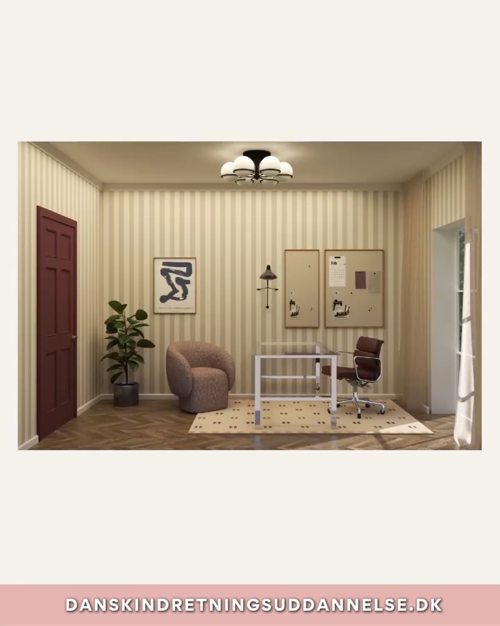 ✨ Behind the Scenes ✨
Et hjemmekontor i smuk herskabelig stil – men hvad ligger egentlig bag det færdige resultat?
I dette opslag ser du kun et lille udsnit af de redskaber, vi bruger til at visualisere, planlægge og tage kvalificerede faglige valg:
- Moodboards, der sætter stemningen og farveskalaen
- Møbleringsplaner og 3D-views, så proportioner og flow fungerer
- Materialeskemaer og prislister, så valg er både æstetiske og realistiske
- Lampeinstallationsplaner og orienteringsbeskrivelser
- Renderinger, der viser, hvordan rummet tager sig ud i virkeligheden
💡 Hvert element er en brik i puslespillet, der sikrer, at designet ikke kun er smukt – men også funktionelt og gennemarbejdet.
🔹 Vil du se mere om processen bag vores studerendes indretninger? Følg med, hvor vi deler endnu flere indblik i, hvordan vi arbejder professionelt med hjem og rum.