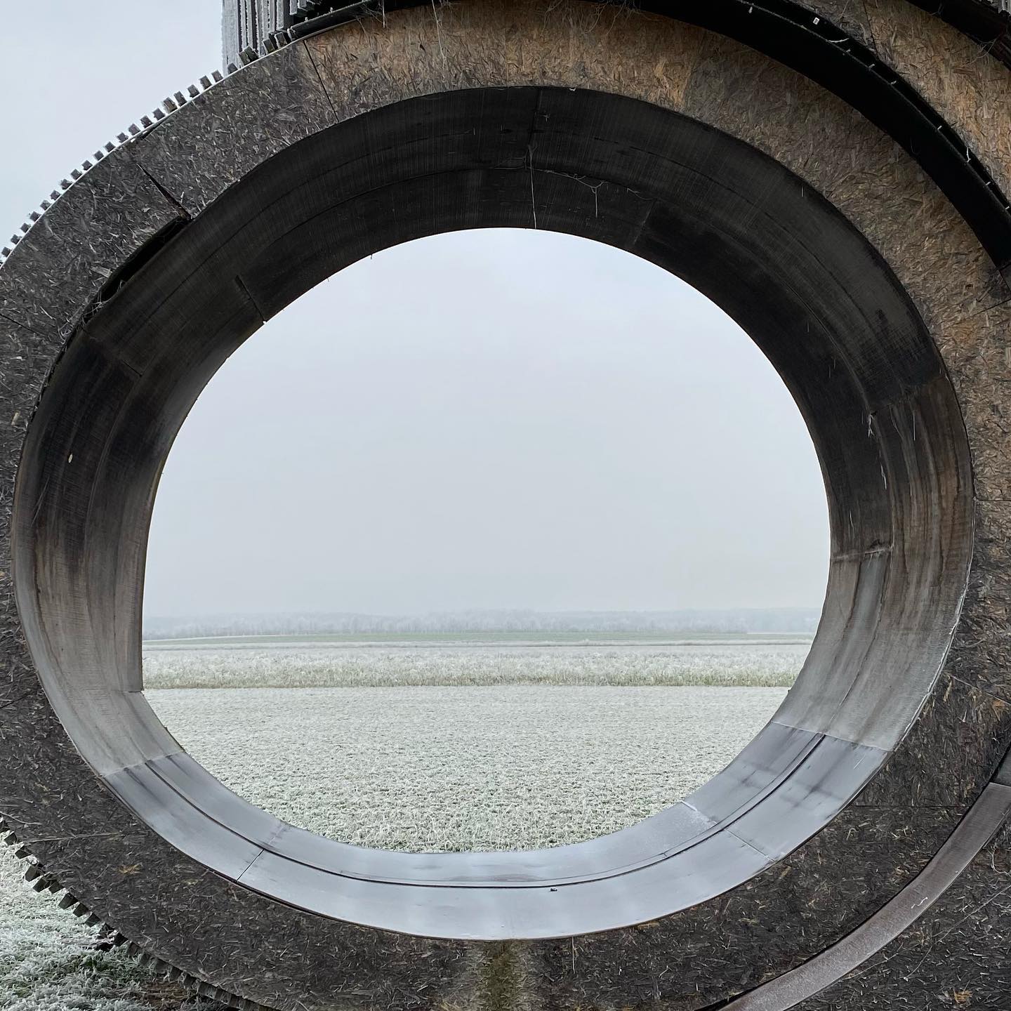 In die Röhre schaun…etwas anders.
Winterliches Burgenland.