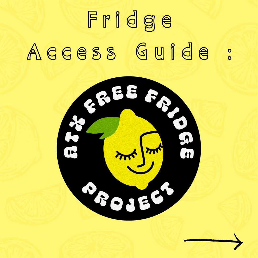 ✨ UPDATED FAQs✨
Howdy, friends!👋
A lot of questions about how to use the free fridges have come our way so we have created this access guide! 📒🍋
This guide goes over what mutual aid is, where all fridge locations are, and fridge dos and don’ts! 🤗
Please DM us if you have any additional questions or email us at atxfreefridge@gmail.com
🍋
¡Hola, amigos! Tenemos últimas noticias 👋
Recibimos preguntas sobre cómo usar los refrigeradores gratuitos, por lo que hemos creado esta guía de acceso 📒🍋
Esta guía es sobre la ayuda mutua, dónde se ubican todas las ubicaciones de los refrigeradores y qué se debe y no se debe hacer en el refrigerador.
Por favor, envíenos un mensaje si tiene alguna pregunta adicional o envíenos un correo electrónico a atxfreefridge@gmail.com
🍋💛🍋💛🍋💛🍋💛🍋💛🍋💛🍋💛🍋💛
#atxfreefridge #solidaritynotcharity #givewhatyoucan #takewhatyouneed