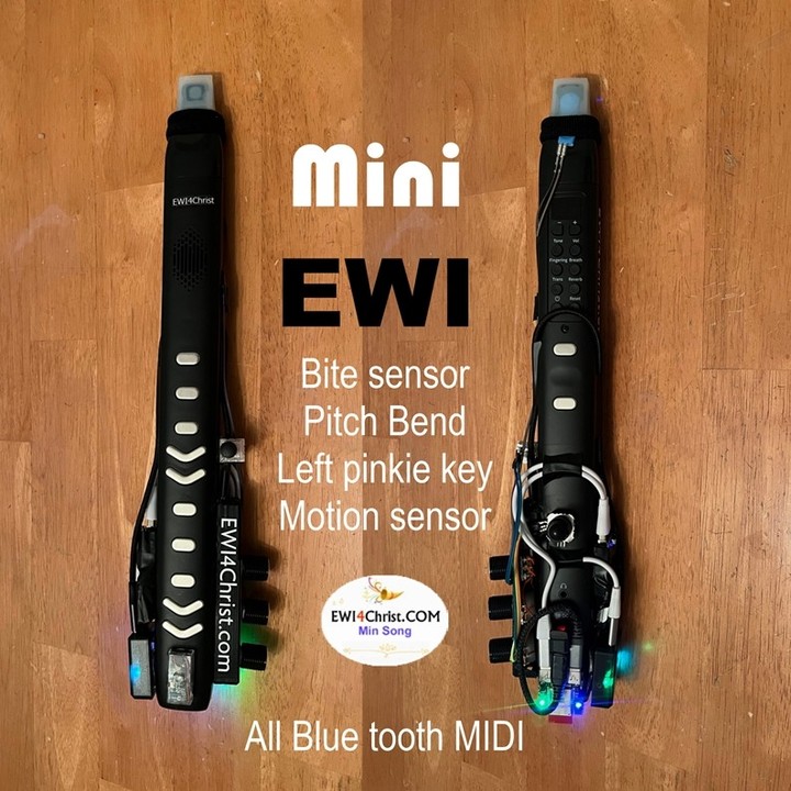 created a mini EWI based on the KONIX DC06 midi wind controller. KONIX DC06 still has blue tooth midi latency. I solved this issue by using a CME WIDI Host. added a bite sensor, pitch bend, left pinkie key and motion sensor. All wireless midi thanks to CME WIDI host x 2. It is much more enjoyable and playable than my previous EWI-Clarinet series based on previous KONIX wind controller models(DC02, DC02 pro).
#ewi #windcontroller