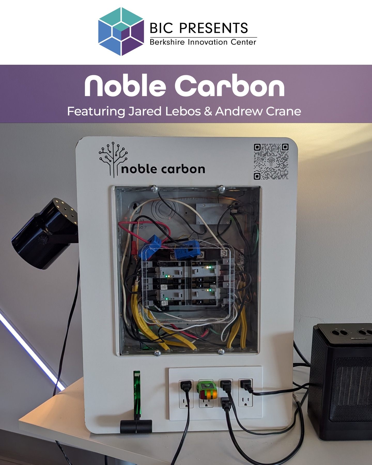 New Episode of BIC Presents is LIVE! šļø
In this episode of BIC Presents, PJ Moynihan sits down with Jared Lebos, Co-Founder & CEO, and Andrew Crane, Co-Founder& CTO of Noble Carbon, a climate tech startup developing smart circuit breakers designed to improve energy efficiency and grid resilience.
With backgrounds in financial services and engineering, Jared and Andrew share how their partnership began in business school and evolved into a mission-driven company tackling real-world energy challenges.
As participants in the Berkshire Innovation Centerās Stage 2 Accelerator, Noble Carbon has grown from an early prototype to a technology now advancing toward real-world deployment. With support from programs like InnovateMass and an M2I2 grant, the team is preparing for a pilot with Eversource to test their solution in homes across Western Massachusettsāfocused on improving energy efficiency, grid performance, and affordability.
š To Listen - See Link in Bio
āØProduced by Nate ChristyāØ
#BICPresents #BerkshireInnovationCenter #Lead #Learn #Explore #ClimateTech #EnergyInnovation #SmartGrid #Entrepreneurship #AdvancedManufacturing