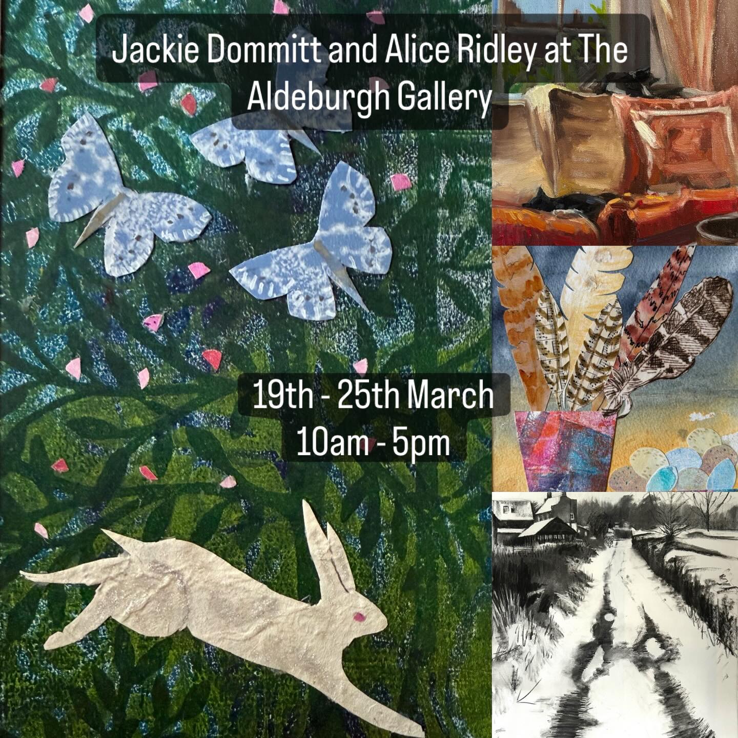 Jackie Dommitt and I will be exhibiting @aldeburgh_gallery from tomorrow for a week. Please do pop in to see us and our work - there will be tea on the go! We are there until the 25th. See you soon.
#aldeburgh #suffolkartists #artforsale #aldeburghgallery #paintingsforsale