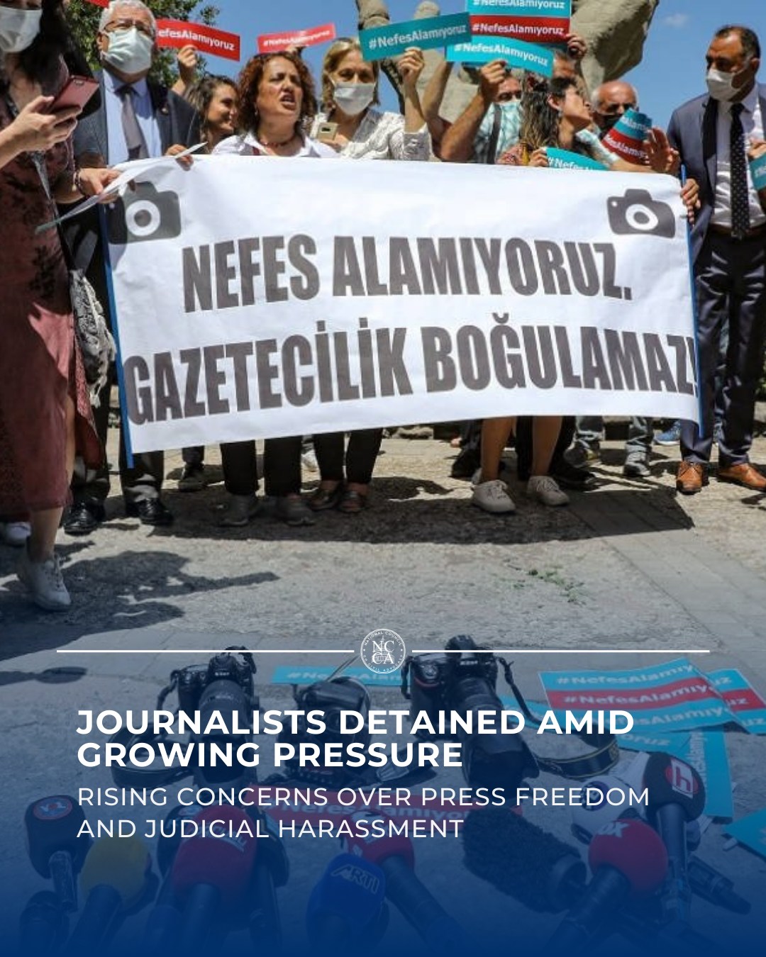 Press Freedom Concerns Rise as Journalists Detained in Turkey
According to recent reports, 8 journalists were detained and 5 were arrested in Turkey in February, while reporters appeared in court at least 50 times within a single month.
Journalists have reportedly been targeted over their reporting, social media activity, and alleged links to ongoing investigations. These developments reflect increasing pressure on independent media and raise serious concerns about press freedom and judicial harassment.
A free and independent press is a cornerstone of any democratic society. Ensuring that journalists can operate without fear of detention or legal intimidation remains essential to protecting freedom of expression and public accountability.
🔗 Read more:
https://loom.ly/zTxEa_4
#HumanRightsViolations #PressFreedom #Turkey #RuleOfLaw