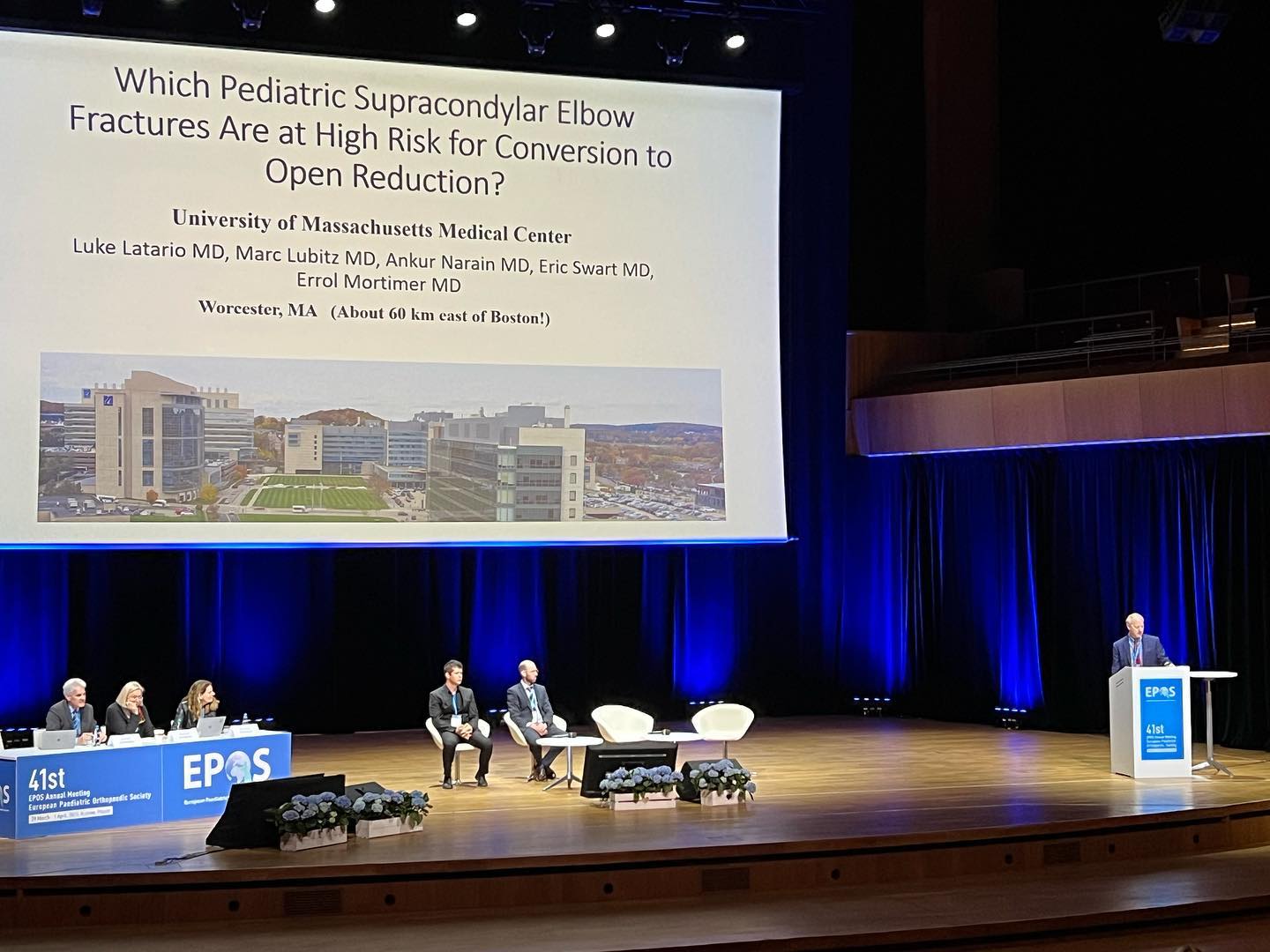 Spent the last few days in Krakow with Dr. Mortimer who presented our research on pediatric elbow fractures at the @eposorg annual meeting