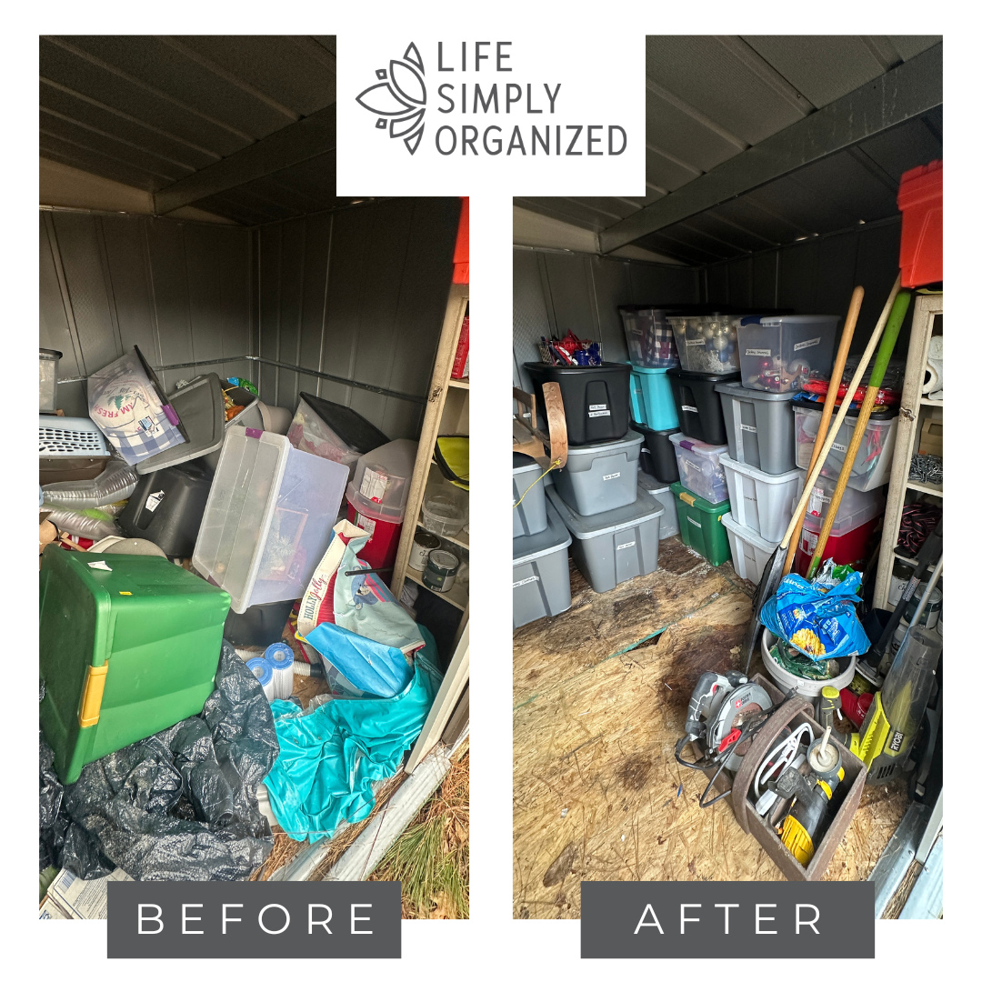 Proof that even the shed deserves a system. 🛠️✨
What was once a cluttered catch-all is now a functional outdoor storage space. By adding labeled bins, vertical shelving, and a hanging tool rack, every item now has a clear home and valuable floor space is freed up.
The result? Less digging, easier projects, and a shed that actually works for you. 🌿
#ShedOrganization #GarageOrganization #OutdoorStorage #BeforeAndAfterOrganization #ProfessionalOrganizer #OrganizedHome #ToolOrganization #StorageSolutions #VerticalStorage #DeclutterYourSpace #HomeOrganizationTips #OrganizedLiving #GardenStorage #FunctionalSpaces #LifeSimplyOrganized #ClutterFreeHome #OrganizationInspiration #TidySpaces #HomeEdit #OutdoorOrganization 🛠️🌿✨