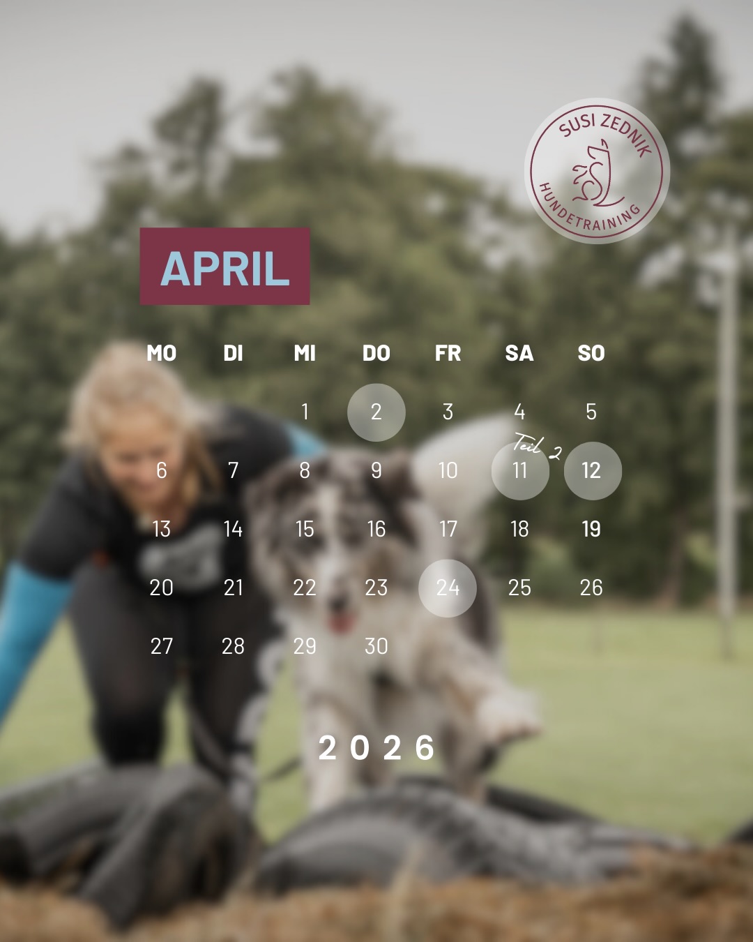 🌦️ APRIL TERMINE 🌦️
Schreibe mir eine Nachricht / WhatsApp / E-Mail, wenn du dabei sein willst 🤗
#hundetraining
#socialwalk