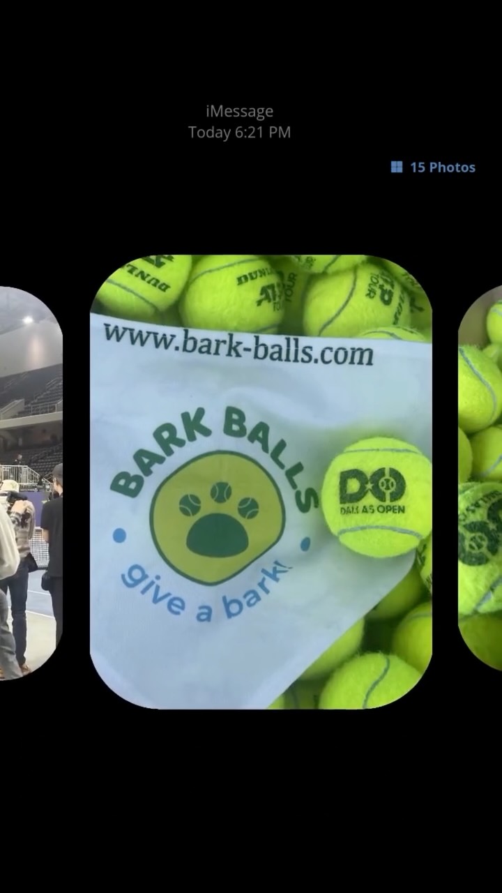 Behind the Scenes
Ever wonder what happens to the balls after an ATP 500 match? 🎾🤔
We don't let them go to waste. We’ve been behind the scenes at the Dallas Open all week, collecting pro-grade match balls to give them a second life with the world's best fetchers—your dogs! 🐾
These aren't your average pet store toys. These are high-performance, extra-duty felt balls played by the top athletes in the world.
📦 Limited Dallas Open stock is available now!
🔗 Click the link in our bio to grab a piece of the action for your pup.
#BarkBalls #DallasOpen #ATP #TennisLife #SustainablePets #FetchLikeAPro #FordCenter #DallasDogs