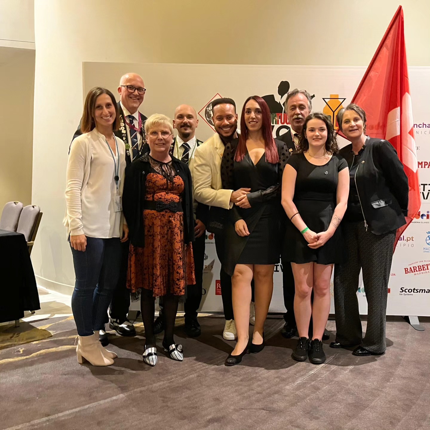 SBU delegation at the WCC IBA Madeira.
An amazing performance of @johnnysflair for getting the 3rd place in flair 🏆
This WCC was also the time for the new IBA Board election with @beas4_4 to become the new IBA President and @tripleckate becoming the new IBA treasurer
A warm thanks to @associacaobarmendeportugal and @international_bartenders_iba for making this WCC an amazing event.