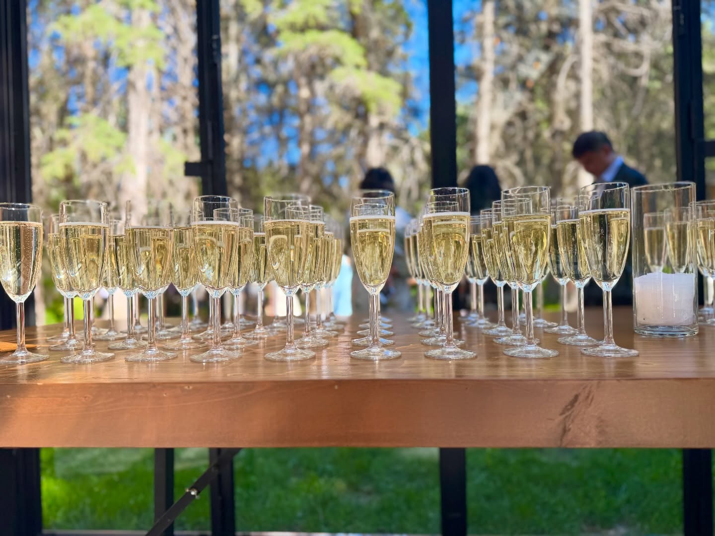 #aaamobilebartending #champagnetoast #weddingbartenders