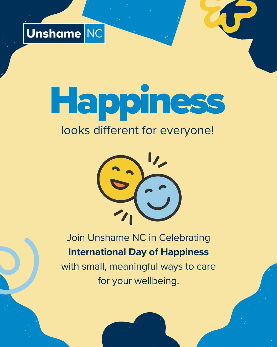 Today, we’re celebrating International Day of Happiness! For us, happiness is all about caring for yourself and finding moments of joy, even in small ways. We’ve put together 6 tips that can help you feel a little brighter today. ☀️