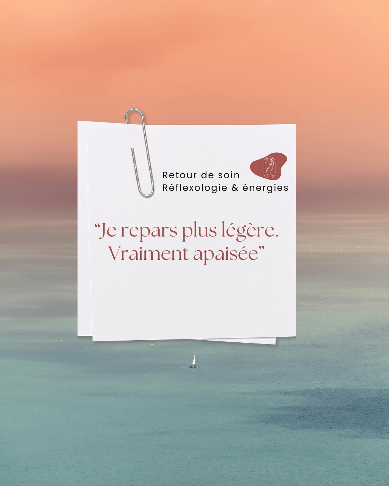 💬 « Je repards plus légère. Vraiment apaisée. »
C’est souvent l’intention première d’une séance. Pas “changer”. Juste… aller mieux là où on en est.
Et parfois, c’est déjà énorme. Et souvent cela se produit à chaque séance.
Tout bénef’ 🤩
__________________________
✨ Réflexologie & énergies
🦶 Soins de réflexologie plantaire
👐 Soin énergétique
🌈 Réveillez votre énergie intérieure, retrouvez un l’équilibre émotionnel & découvrez le pouvoir d’auto-guérison
🌿 Créatrice de soins doux & thérapeutiques, 100% personnalisés pour soulager les tensions, libérer l’esprit et promouvoir un bien-être global
📆 Réservez votre parenthèse de bien-être
https://www.carolinestouls-reflexologue-nantes.fr/decouverte-reflexologie
#reflexologuenantes #reflexologienantes #reflexologieplantaire
