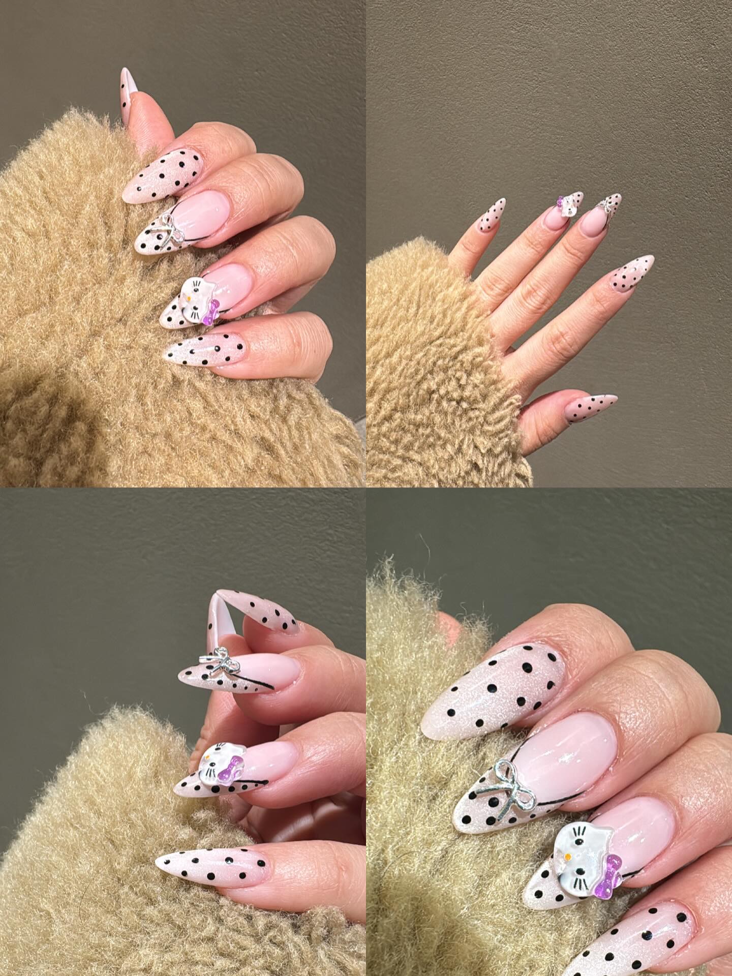 ✨Söta naglar med prickar & charm 🎀
Boka din tid nu! 💖
#nailsnailsnails #naglarigöteborg #trendingnails