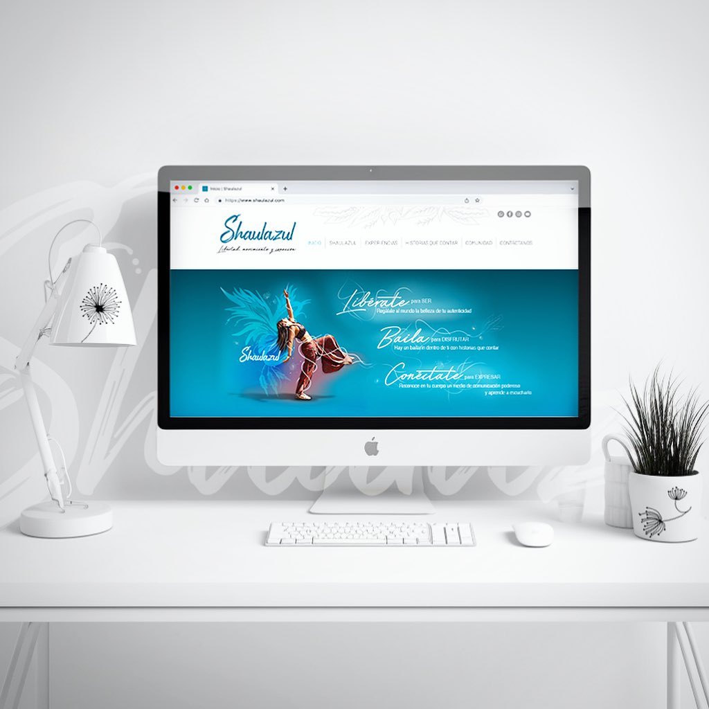 Shaulazul nos permitió viajar al interior de su alma para conocer su transformación y así plasmarla en su página web. Gracias @alegriadecolores por esta constelación de destellos azules. 🩵🪼🦋 Te queremos. @baila_shaulazul
#webdesign #diseñoweb #shaulazul #viajesdestello #bailescosmicos #alma #soul #nexum