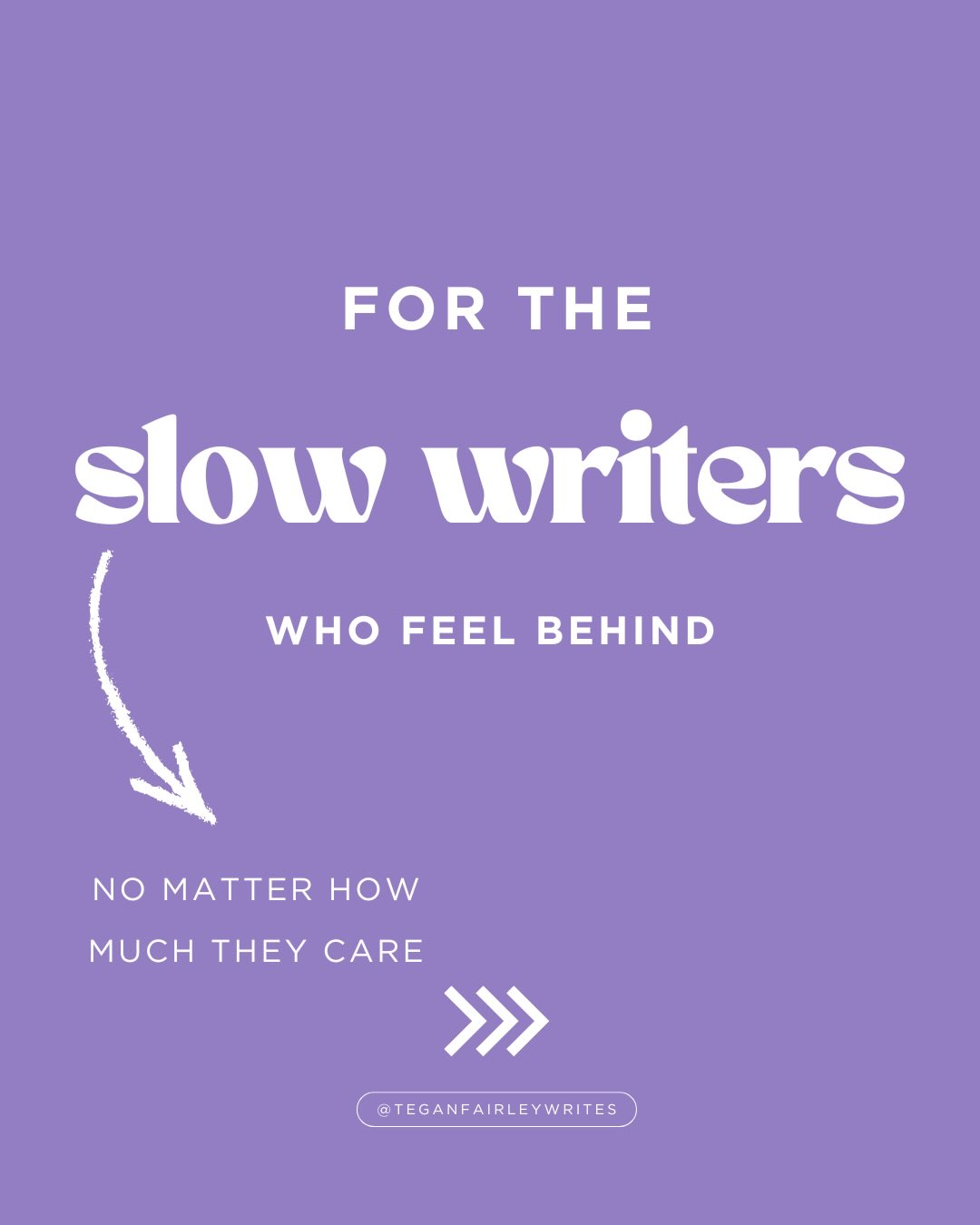 Not every writer moves fast.
Not every story comes easily.
And that doesn’t mean you’re doing it wrong.
Some books take longer because they ask more of you.
More thought. More feeling. More honesty.
You’re not behind.
You’re writing at the pace your story needs.
For me personally, I’ve had a month and a half away from writing and have spent that entire month feeling guilty. It’s only been this last 2 weeks where I’ve felt at peace that it’s okay to sit on it.
Now that I’m feeling ready to dive back in, I’m adopting the ‘slow writing’ for the time being as it feels right to me.
Save this for the days you feel like everyone else is ahead.