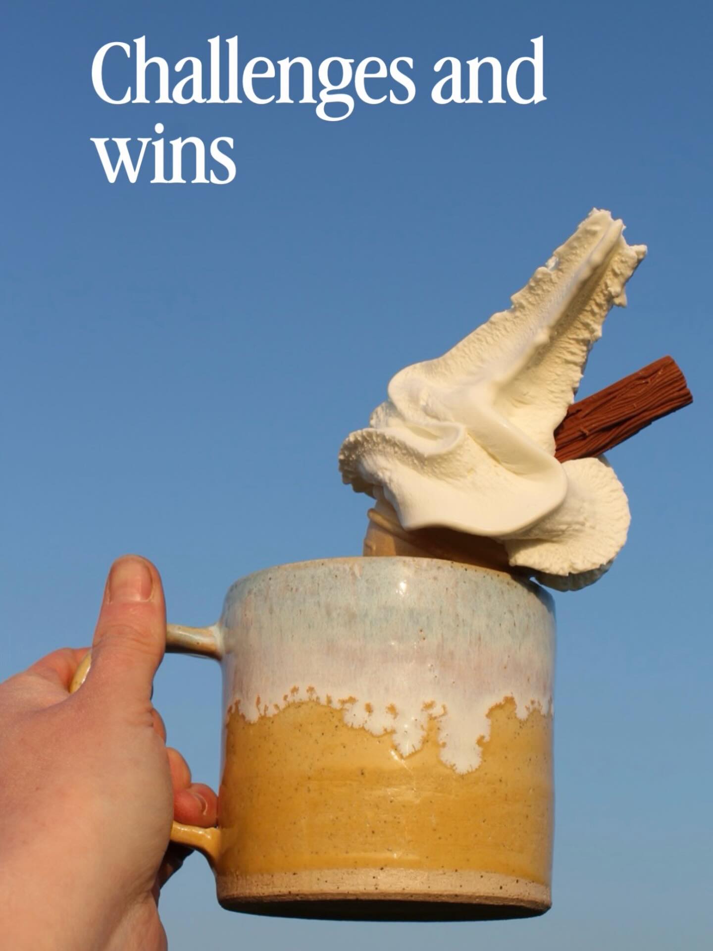 March meet the maker prompt - challenges and wins.
I could write an essay about this. But it’s basically the fabric of it all, isn’t it. Small steps, keeping on going. With a beachy mug, some sun, and a ‘99 making it all a little bit better.
#marchmeetthemaker #jenmakespots #beachscape #challengesandwins #ivesparedyouanessay