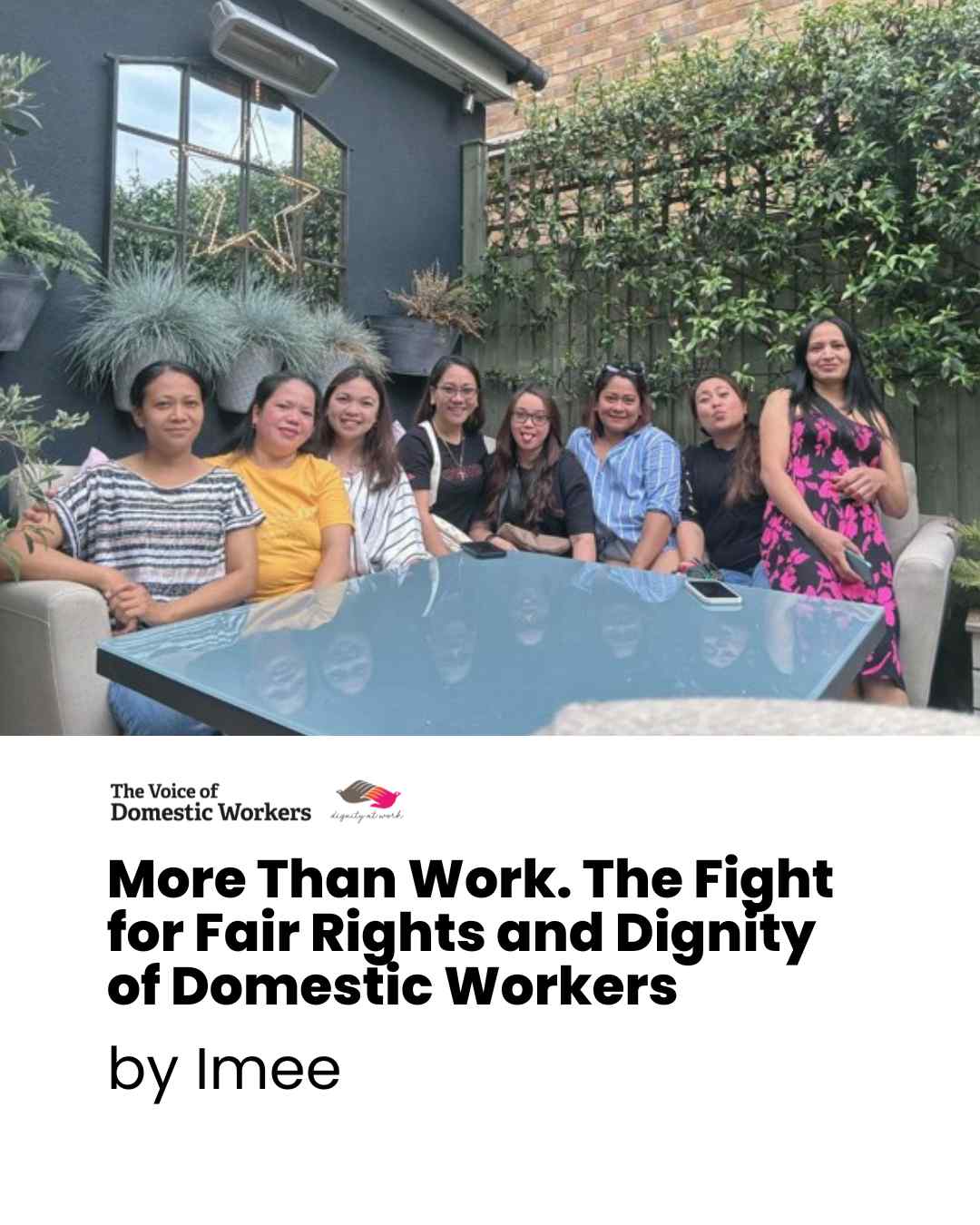 Looking back to November 2025, Imee shared a powerful story that reminds us domestic work is more than just a job, it’s a call for fair rights, dignity, and respect. Her journey reflects the realities many domestic workers face, but also the strength it takes to keep pushing for change. Through her voice, we’re reminded that behind every role is a person deserving of protection, recognition, and humane working conditions. As we revisit Imee’s story, it’s a moment to reflect on how far the movement has come and how much more still needs to be done. Change begins when stories like hers are seen, heard, and shared.
Take a moment to revisit this powerful message and stand in solidarity.
Read the full blog here:
https://www.rfr.bz/i17e04a
#VODW #DomesticWorkersRights #DignityForAll #MigrantVoices #Advocacy #Solidarity #VoicesThatMatter