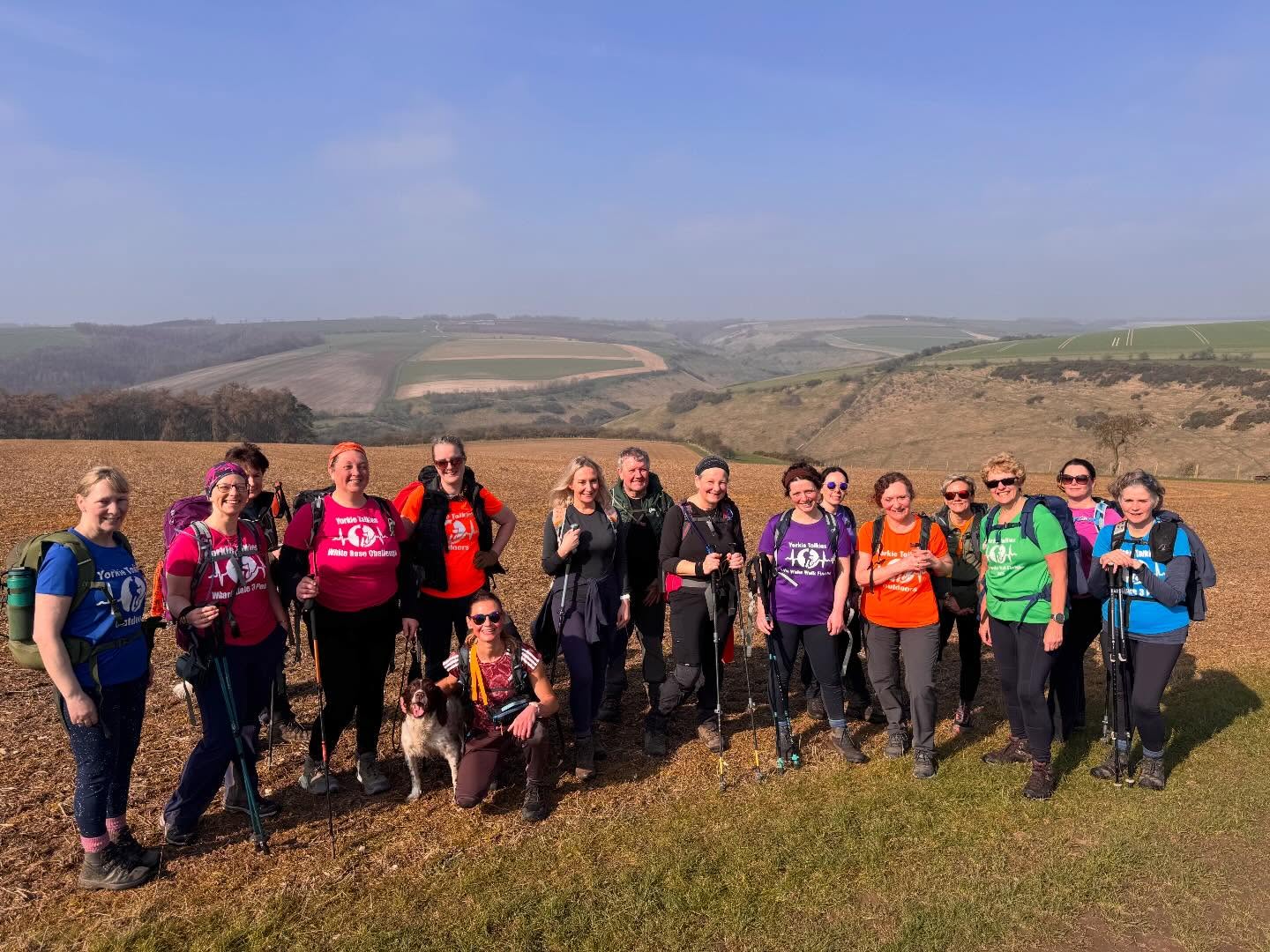 A walk of two halves 🌫️➡️☀️
We kicked off with foggy, moody views before the skies cleared to blue by lunch, what a day!
📍Tour de Yorkshire Wolds - 20 miles and 2700ft ascent
An awesome start to our “Give Us 20!” series on one of our favourite routes 🙌
And of course… a well-earned stop at @theramblersrestmillington 🥪☕
https://www.yorkietalkies.co.uk/giveus20
#getoutside #guidedwalks #walking #YTO #sun