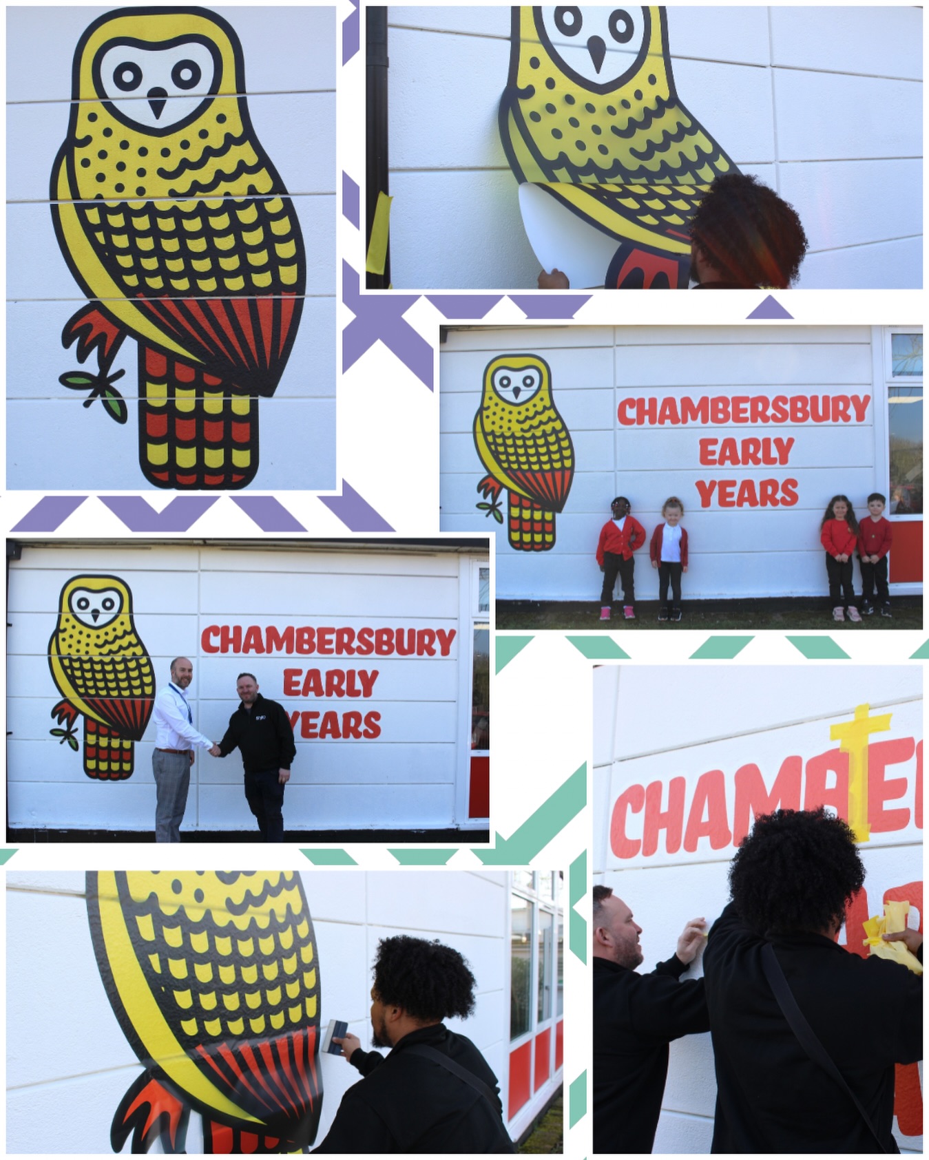 Helping our friends at @chambersburyprimaryschool with a brand-spanking-new brickwrap vinyl celebrating their early years students. Local, community centered jobs remind us that sometimes the smaller jobs are the most rewarding. Just look at the smiles on those little faces! Thank you Chambersbury Primary School for having us 🥰
#print #graphics #earlyyears #stylo #stylographics